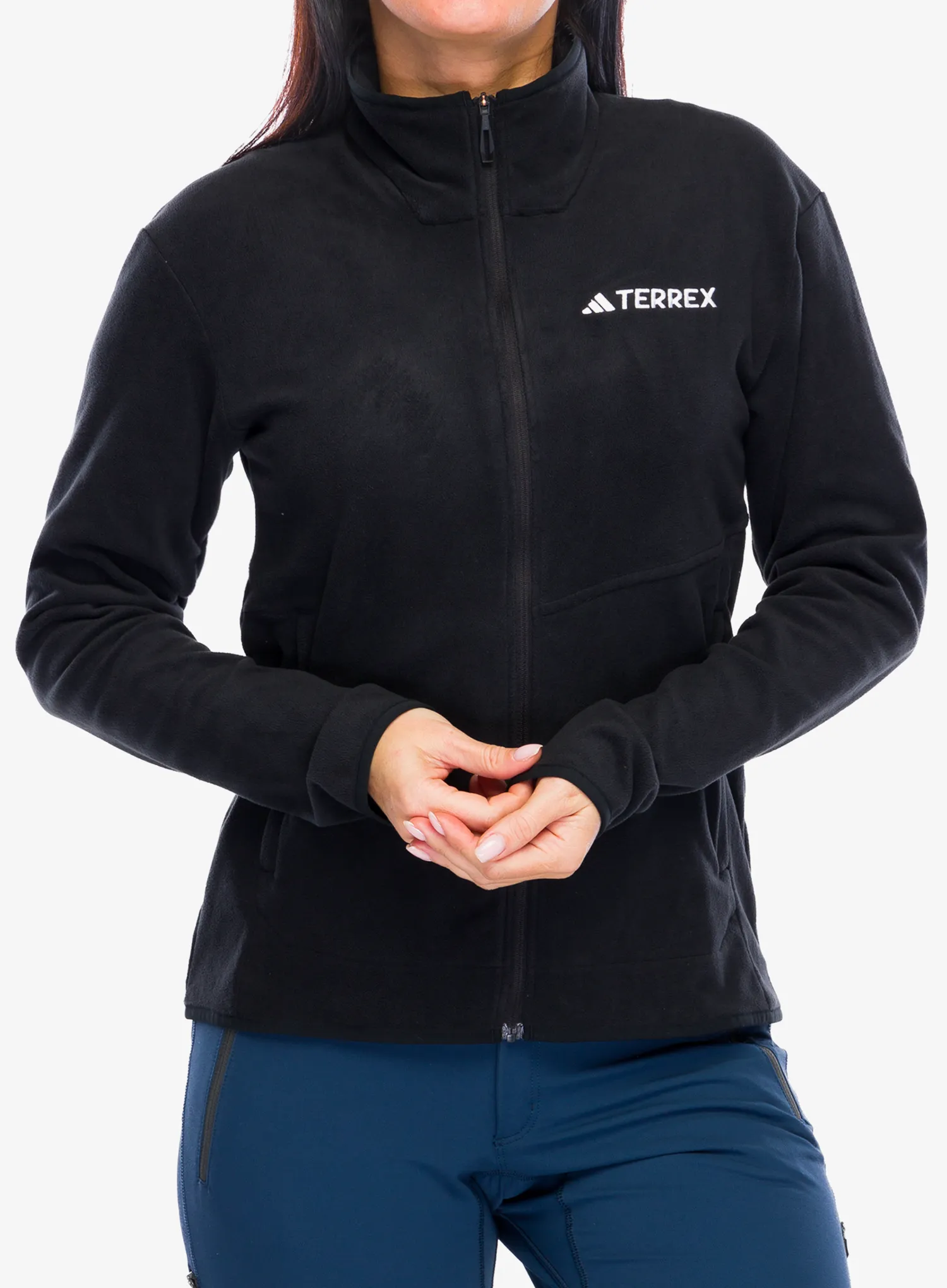 Кофта флісова жіноча adidas TERREX Multi Full Zip Fleece Jacket - black