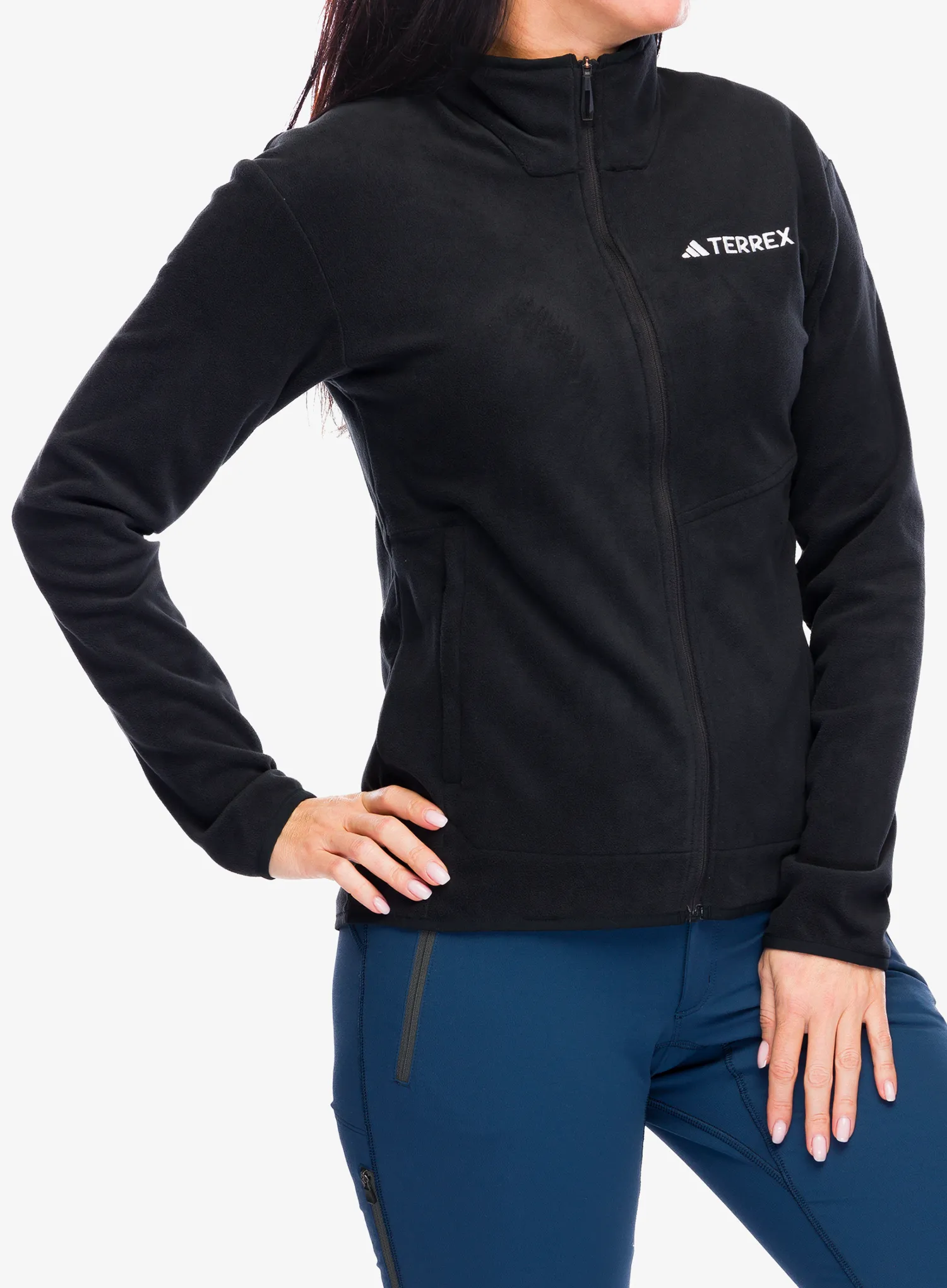 Кофта флісова жіноча adidas TERREX Multi Full Zip Fleece Jacket - black