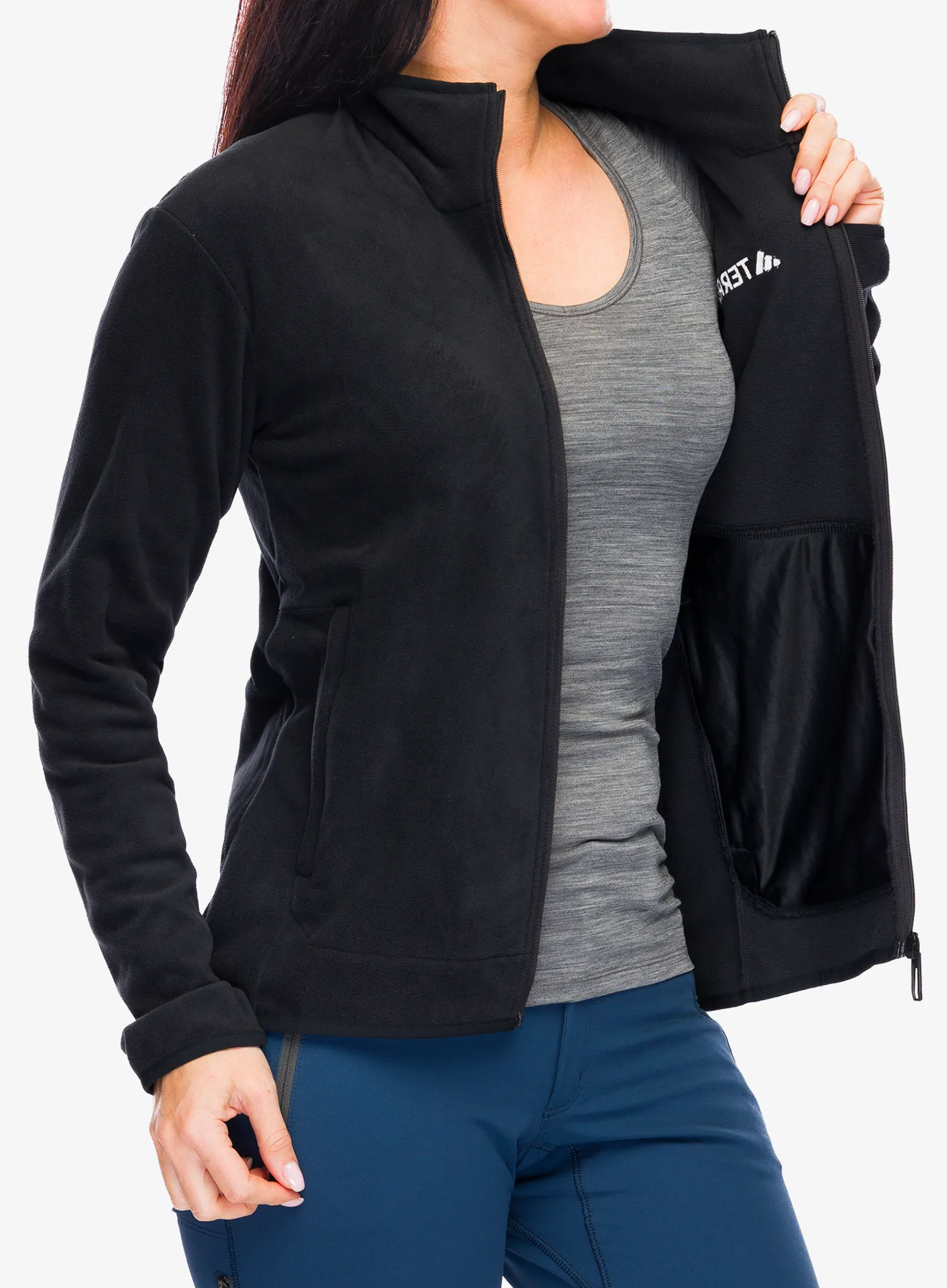 Кофта флісова жіноча adidas TERREX Multi Full Zip Fleece Jacket - black