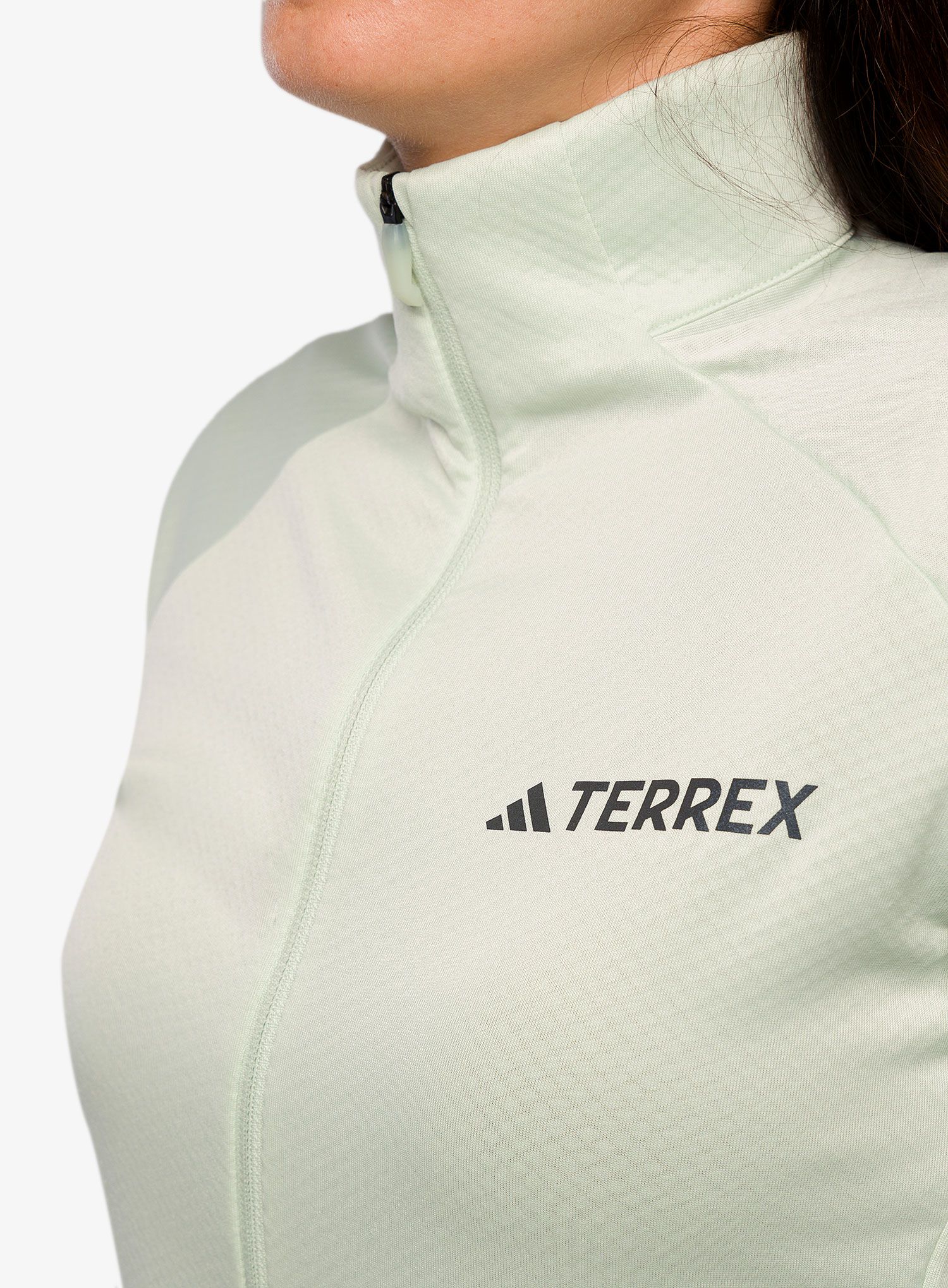 Кофта флісова жіноча adidas TERREX Multi Full Zip Fleece Jacket - linen green