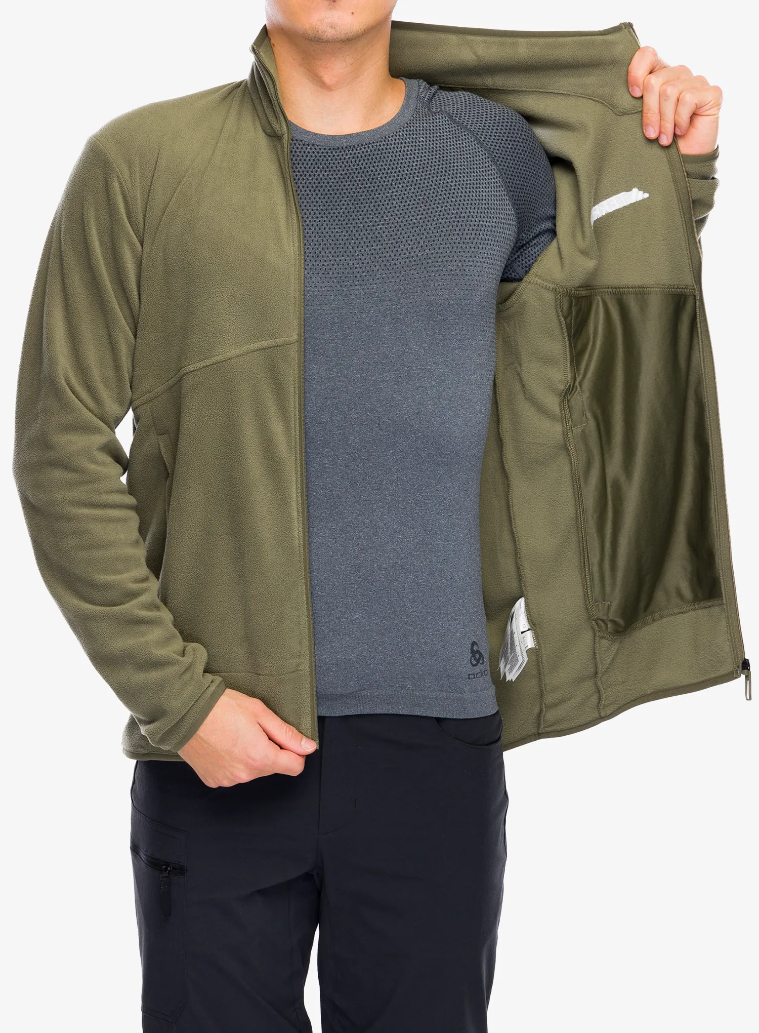 Кофта флісова adidas TERREX Multi Full Zip Fleece Jacket - olive strata