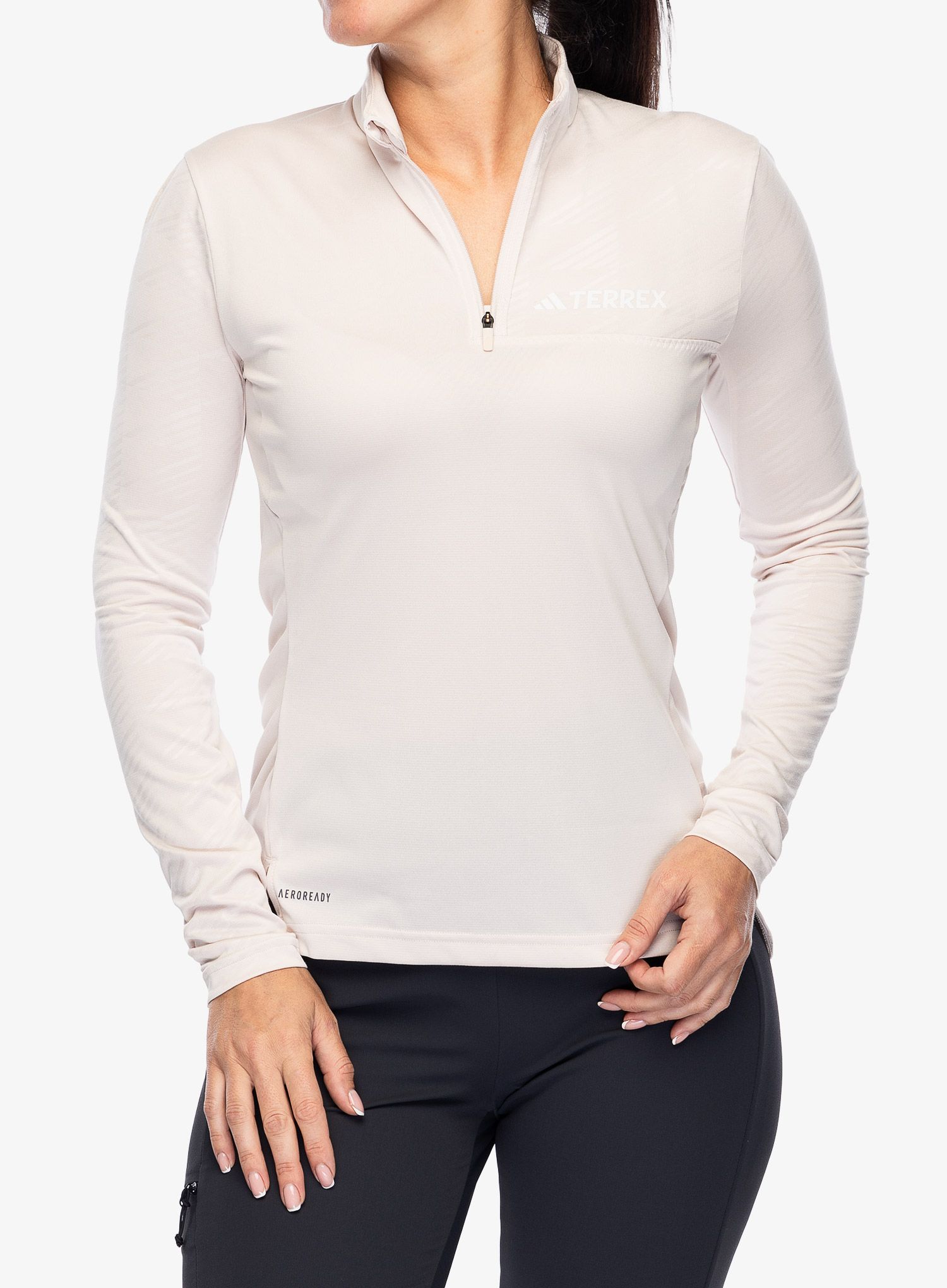 Кофта жіноча adidas TERREX Multi Half-Zip LS Tee - putty mauve