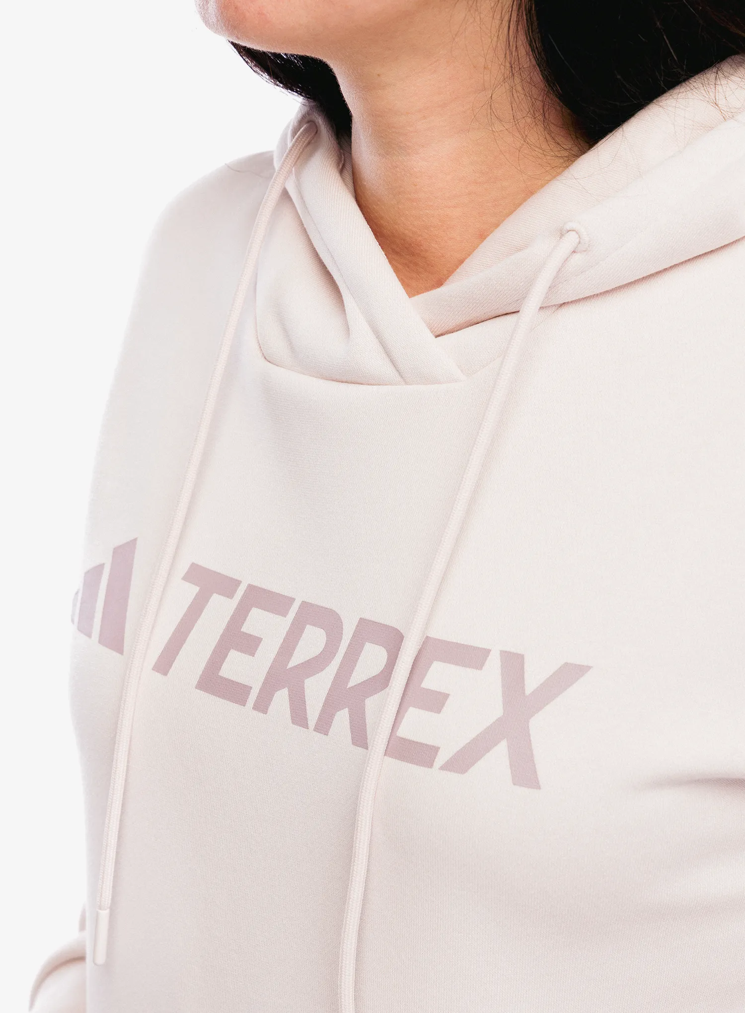 Кофта з каптуром жіноча adidas TERREX Multi Large Logo Hoody - putty mauve