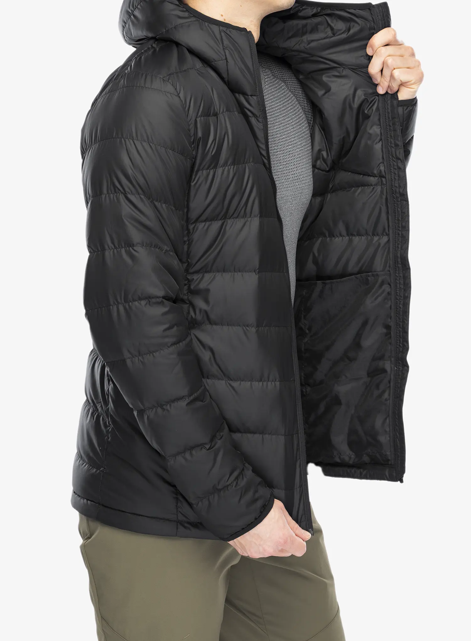 Пуховик adidas TERREX Multi Light Down Hooded Jacket - black