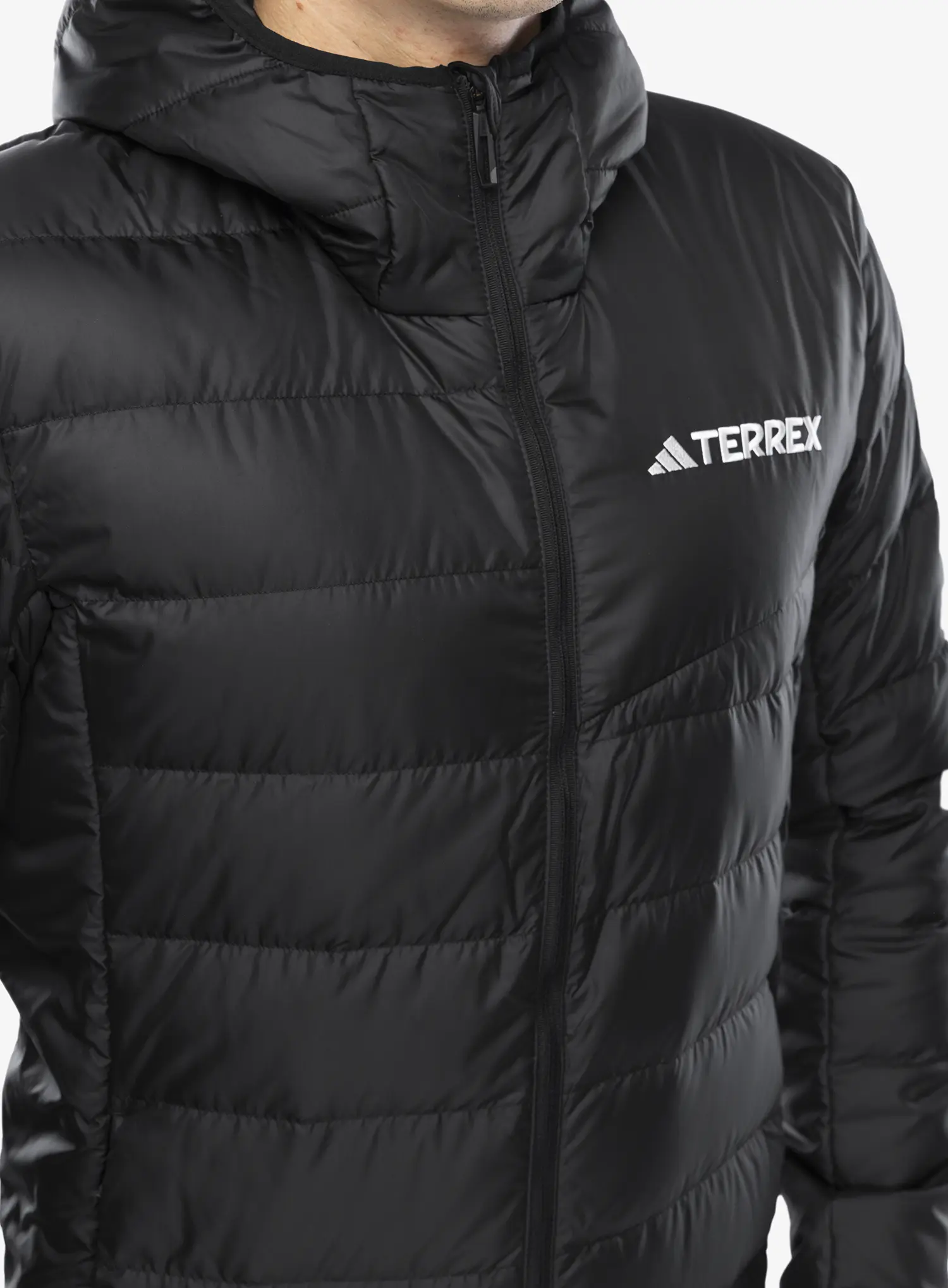 Пуховик adidas TERREX Multi Light Down Hooded Jacket - black