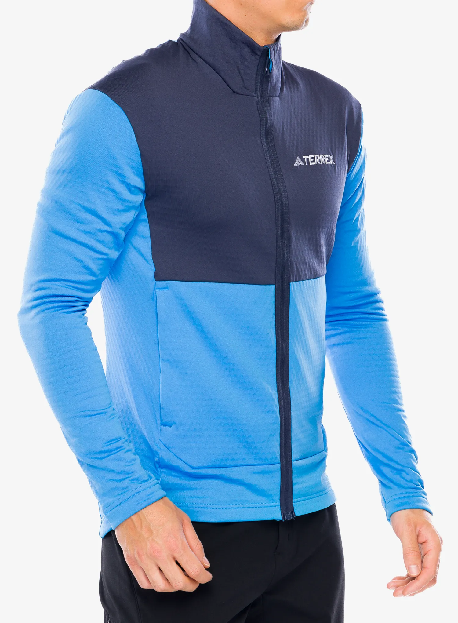 Кофта без каптура adidas TERREX Multi Light Fleece Full Zip Jacket - pulse blue/shadow navy
