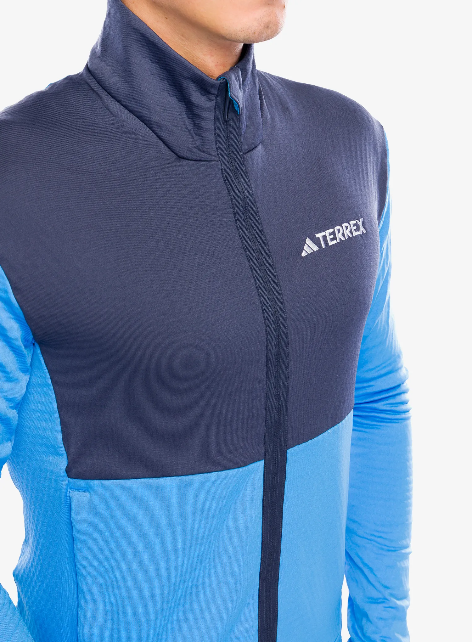 Кофта без каптура adidas TERREX Multi Light Fleece Full Zip Jacket - pulse blue/shadow navy