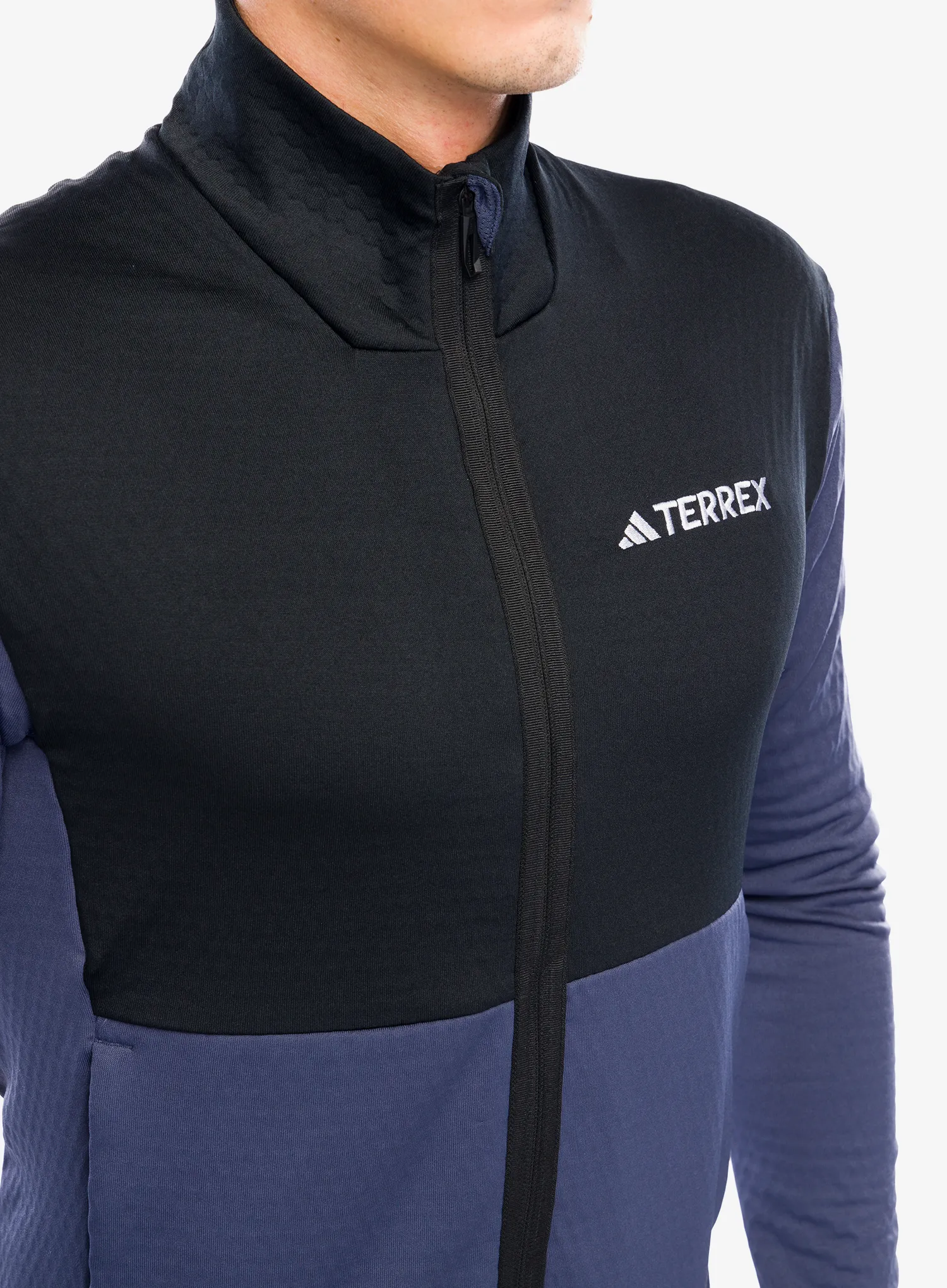 Кофта флісова adidas TERREX Multi Light Fleece Full Zip Jacket - shadow navy/black