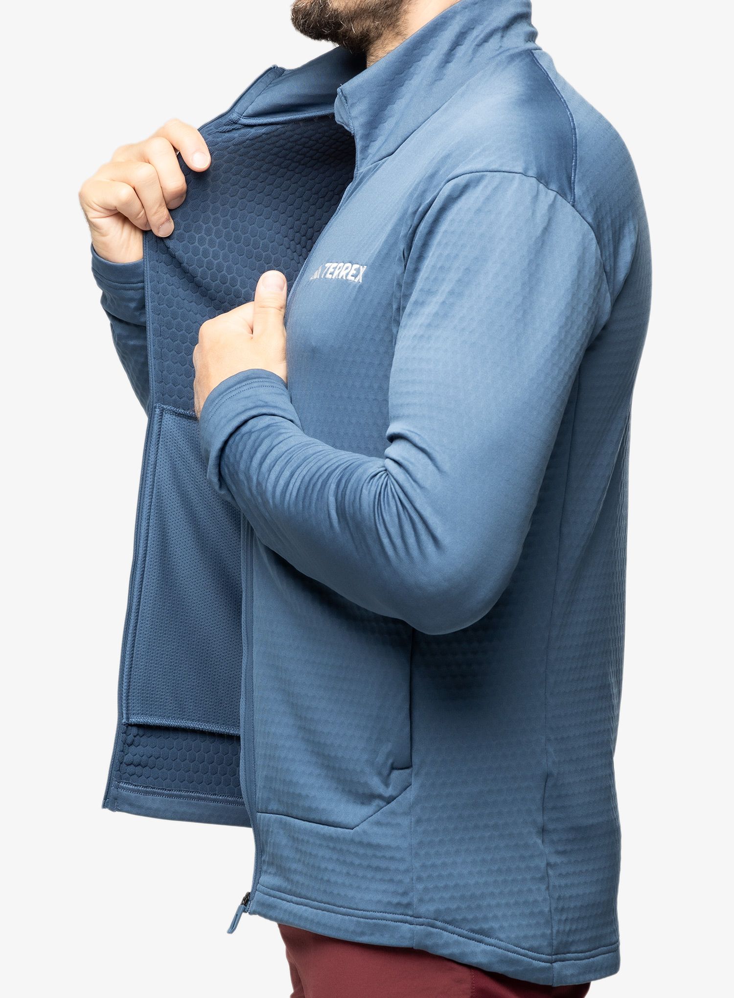 Кофта на замку adidas TERREX Multi Light Fleece Full Zip Jacket - wonste