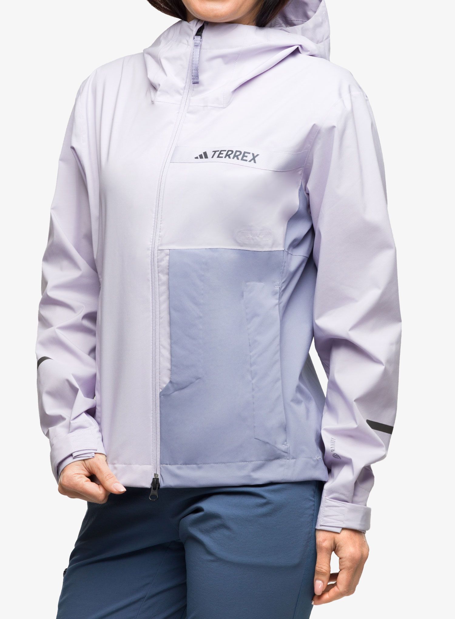 Куртка з мембраною жіноча adidas TERREX Multi RAIN.RDY 2.5L Jacket - silver dawn