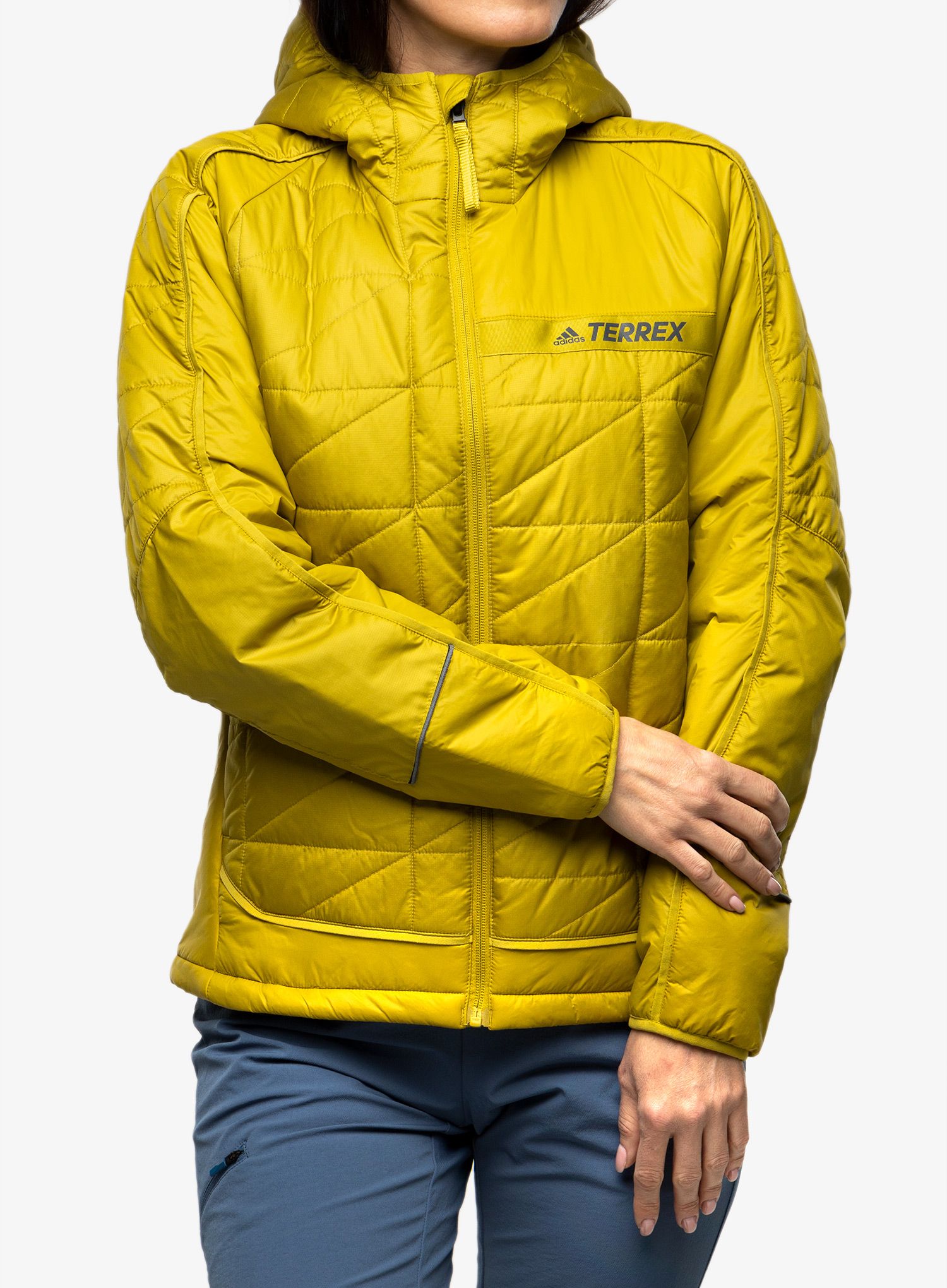 Куртка утеплена adidas TERREX Multi Synthetic Insulated Hooded Jacket - pulse olive