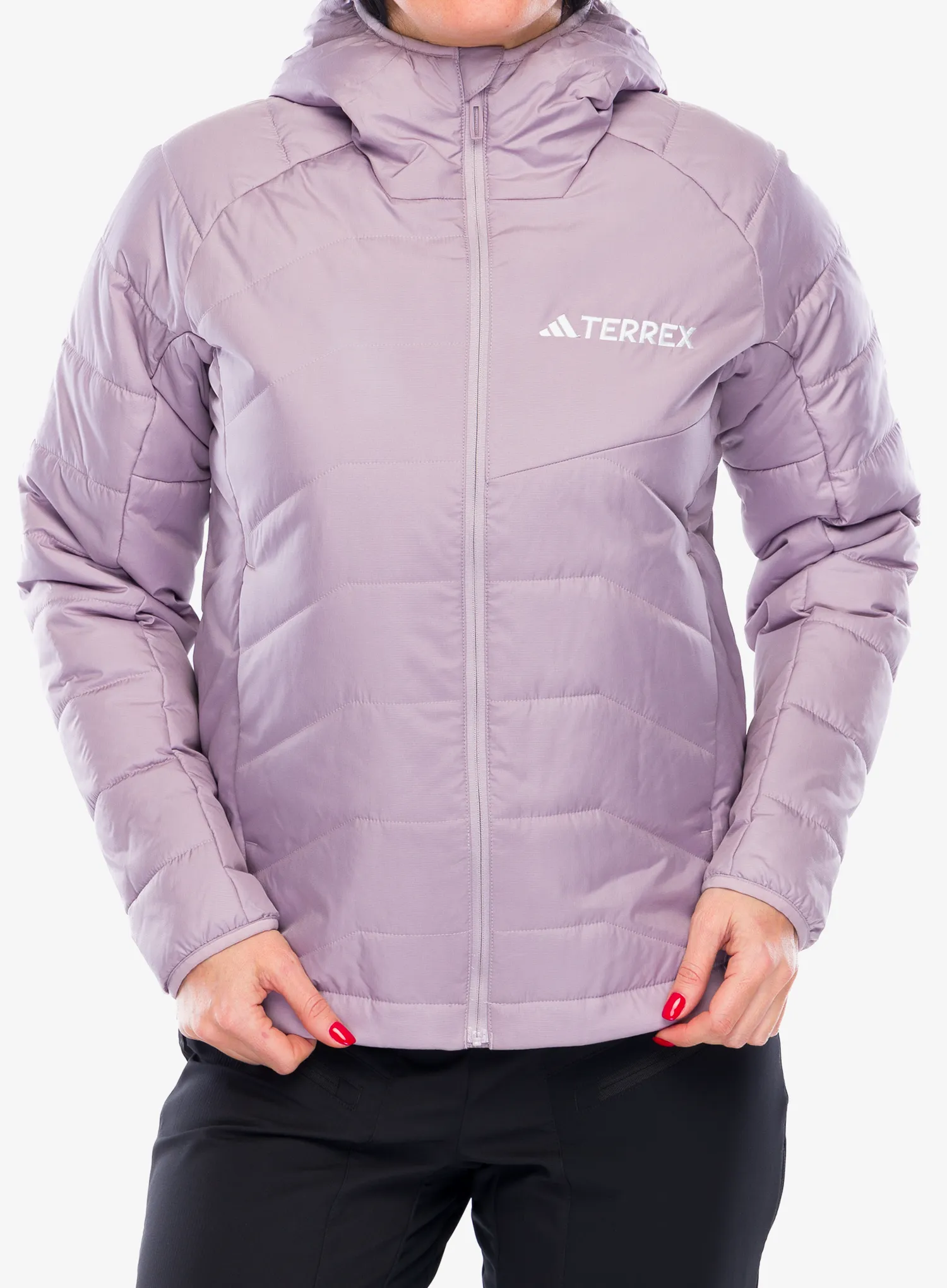 Куртка утеплена жіноча adidas TERREX Multi Synthetic Insulated Hooded Jacket - preloved fig