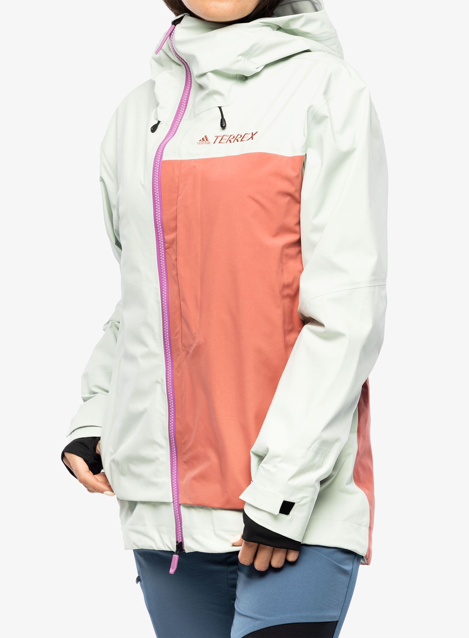 Куртка жіноча GORE-TEX adidas TERREX Myshelter 3L GORE-TEX Jacket - wonder red/linen green