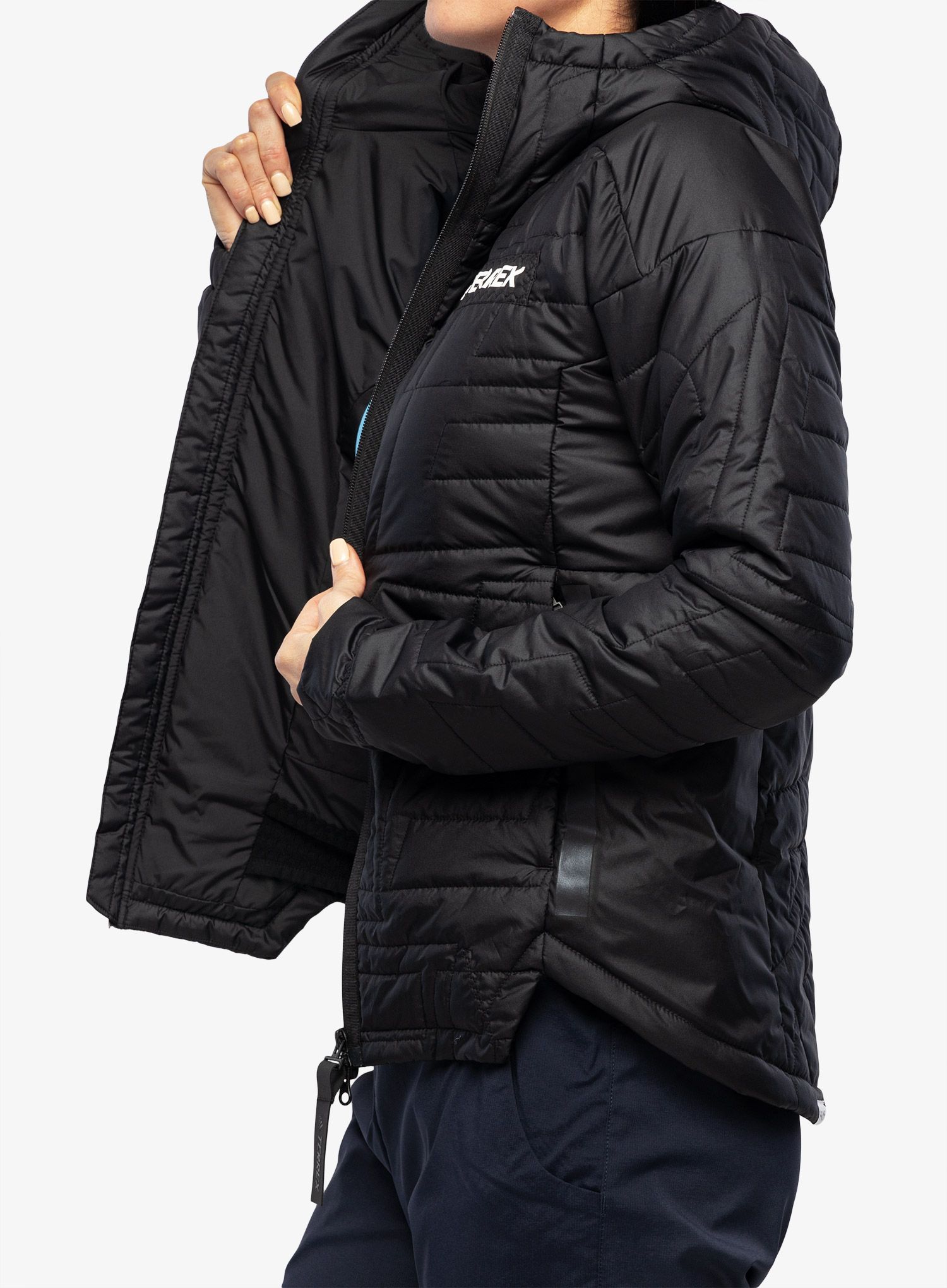 Куртка жіноча adidas TERREX Myshelter Primaloft Hooded Padded Jkt - black