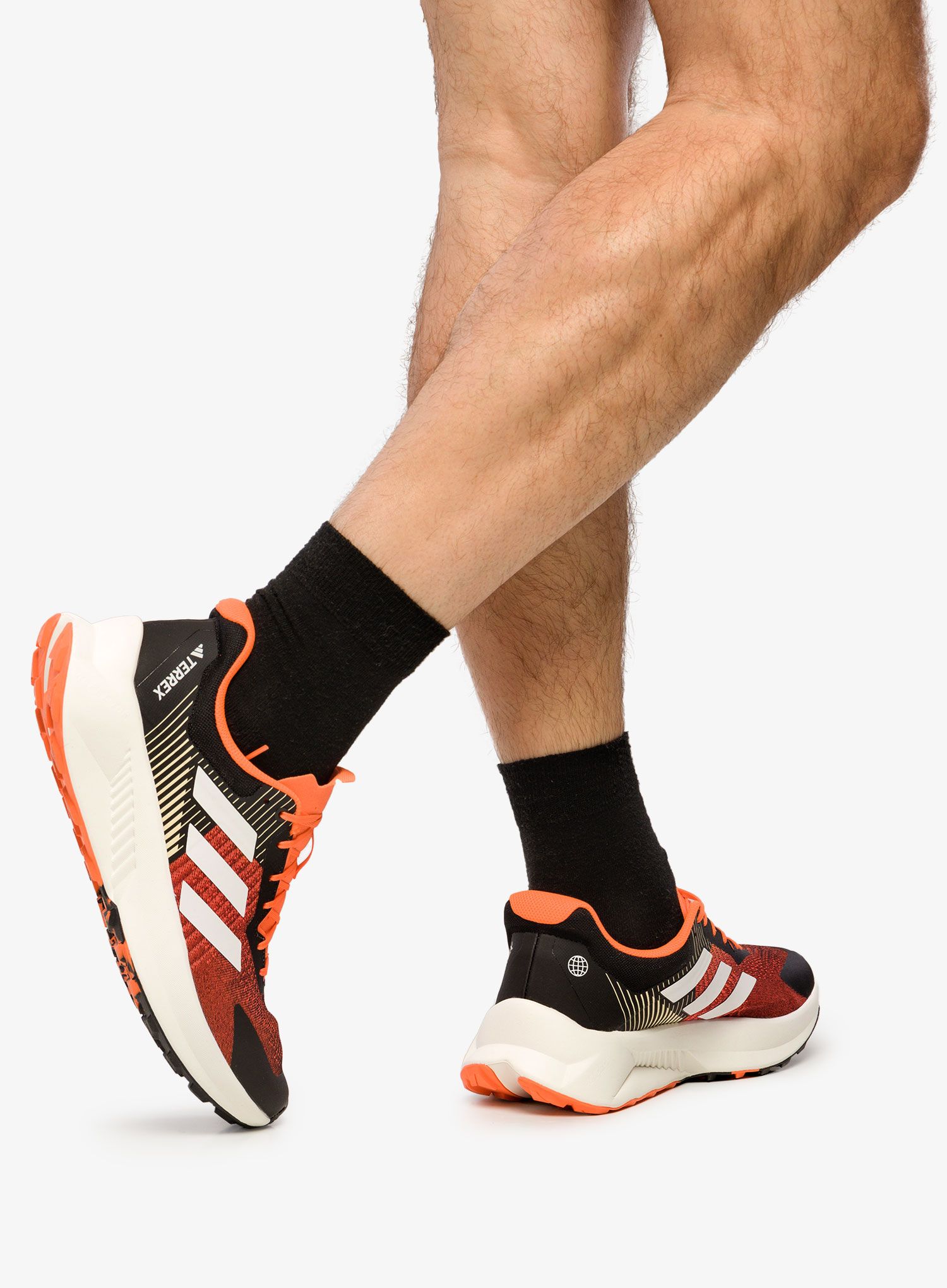 Кросівки для бігу adidas TERREX Soulstride Flow - black/white/orange