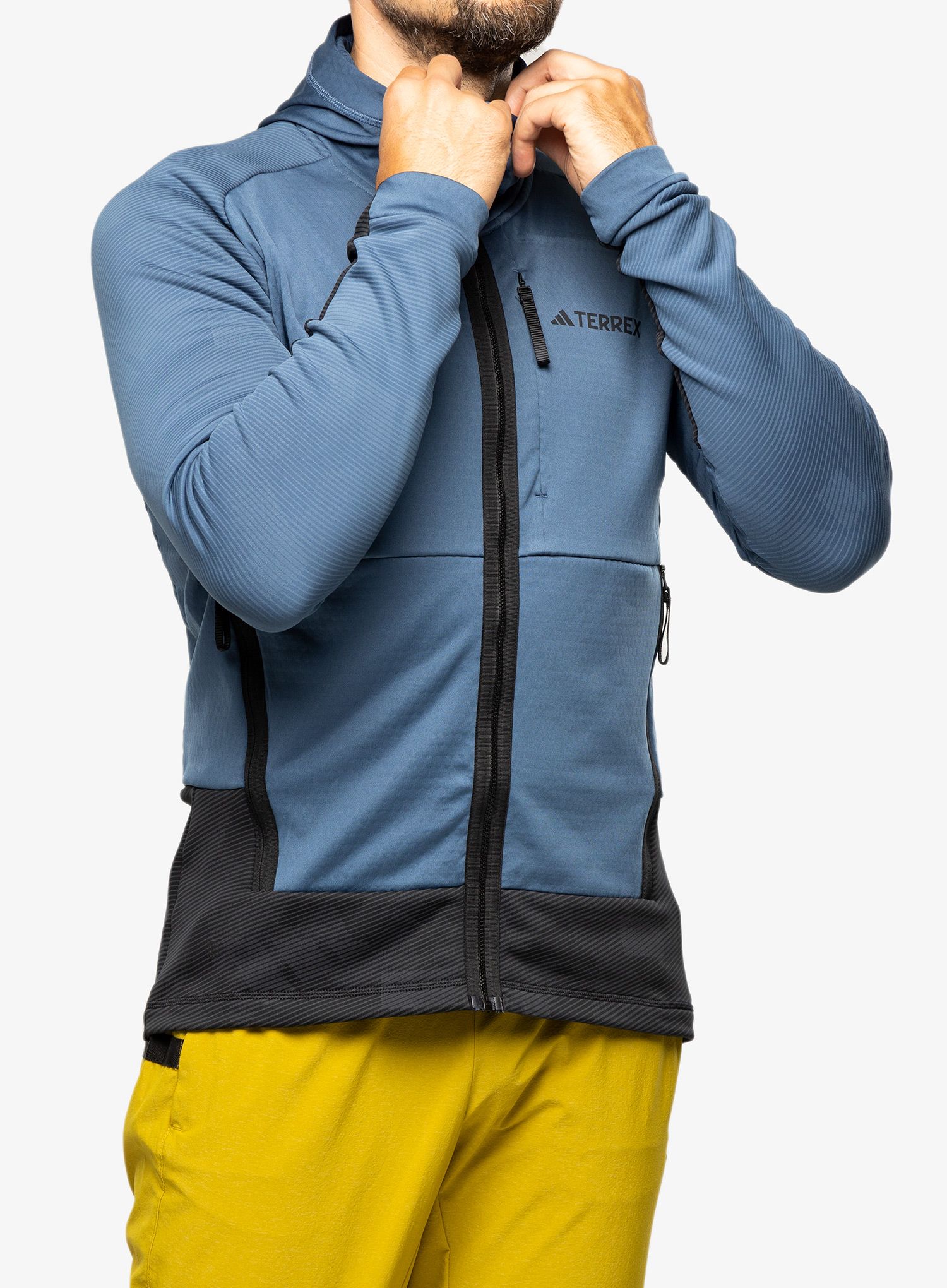 Кофта з каптуром adidas TERREX Tech Flooce Hooded - wonder steel