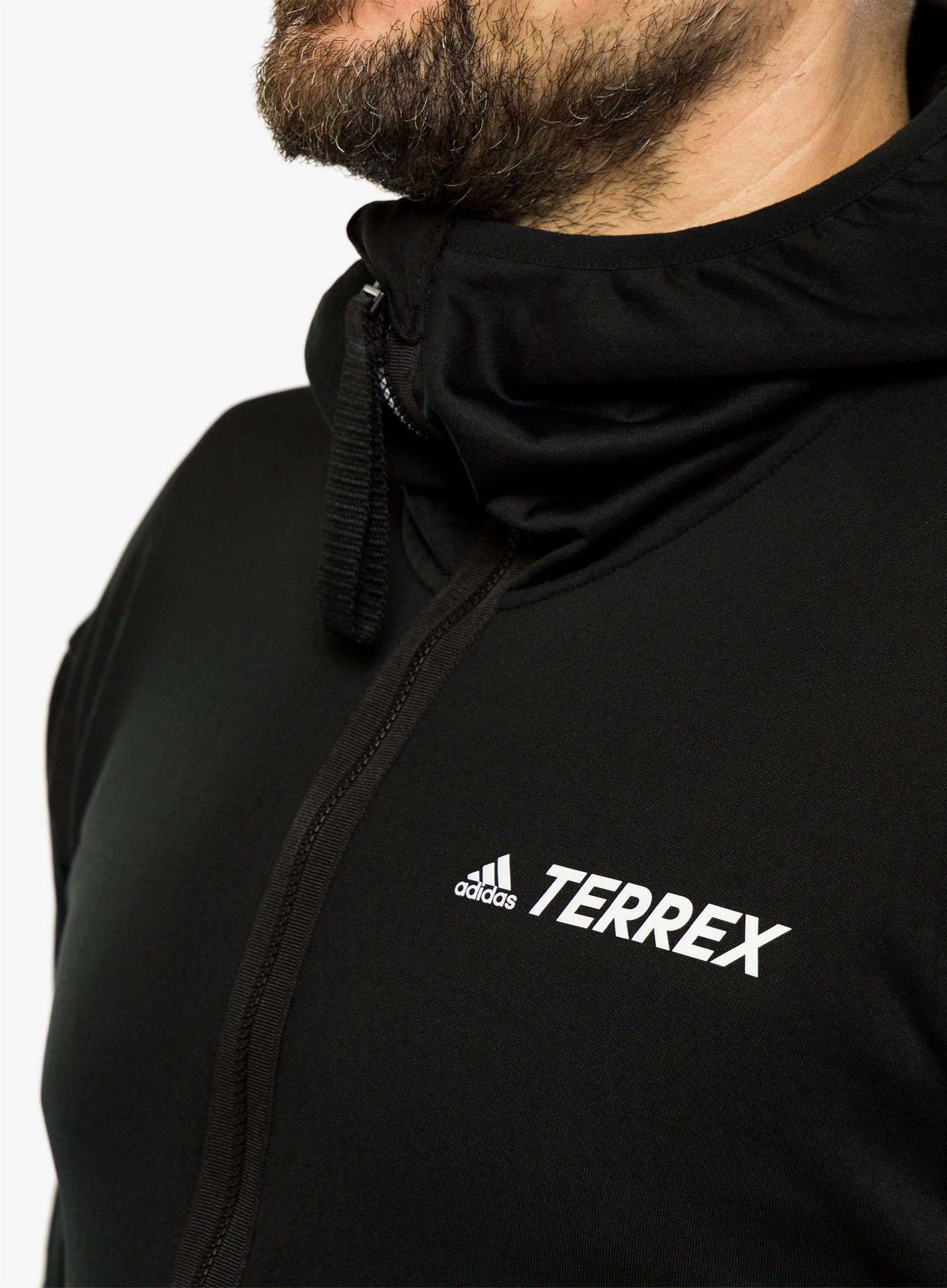 Кофта флісова adidas TERREX Tech Flooce Light Hooded Fleece - black