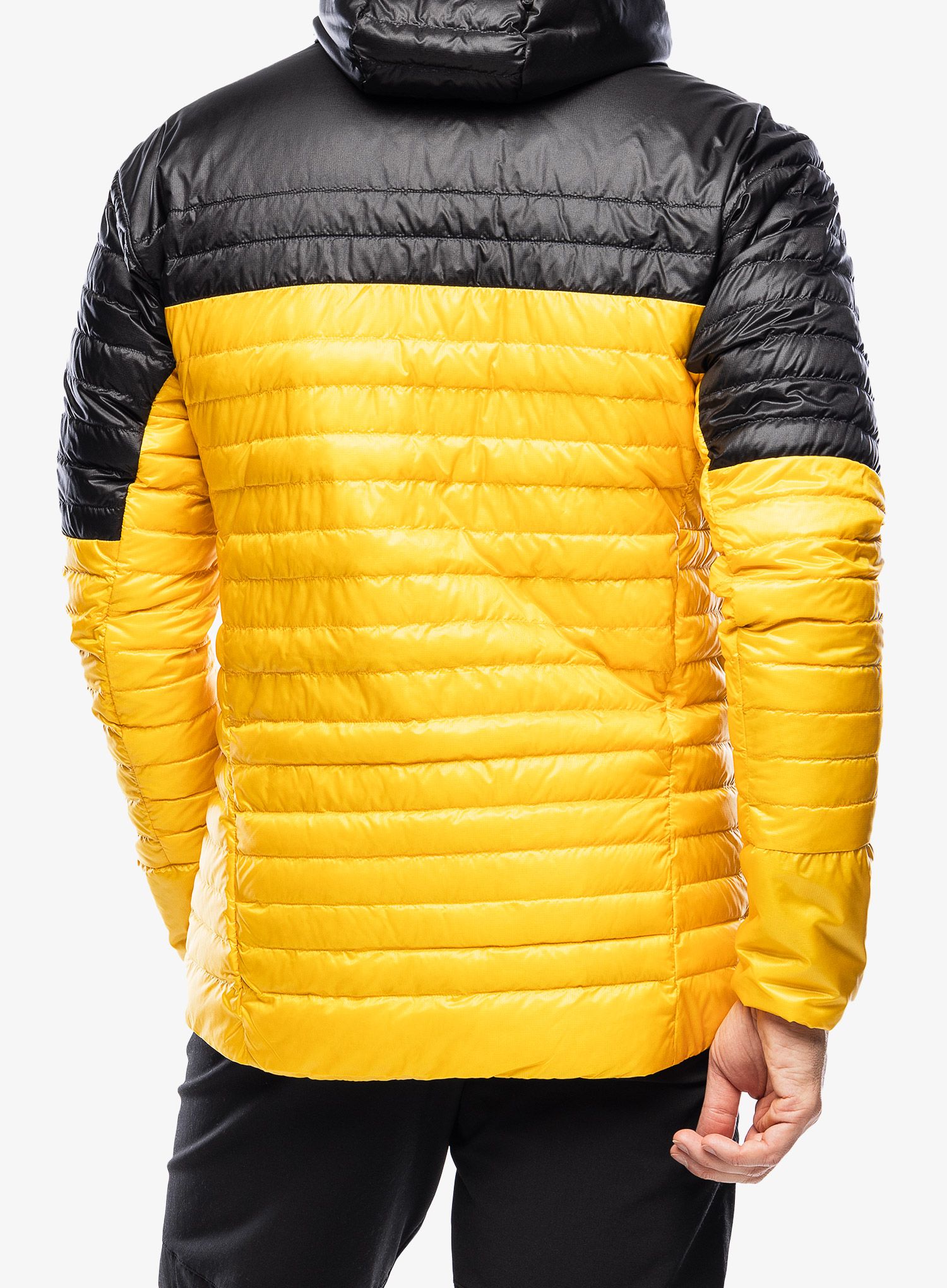 Пуховик adidas TERREX Techrock Down Hooded Jacket - preyel/black