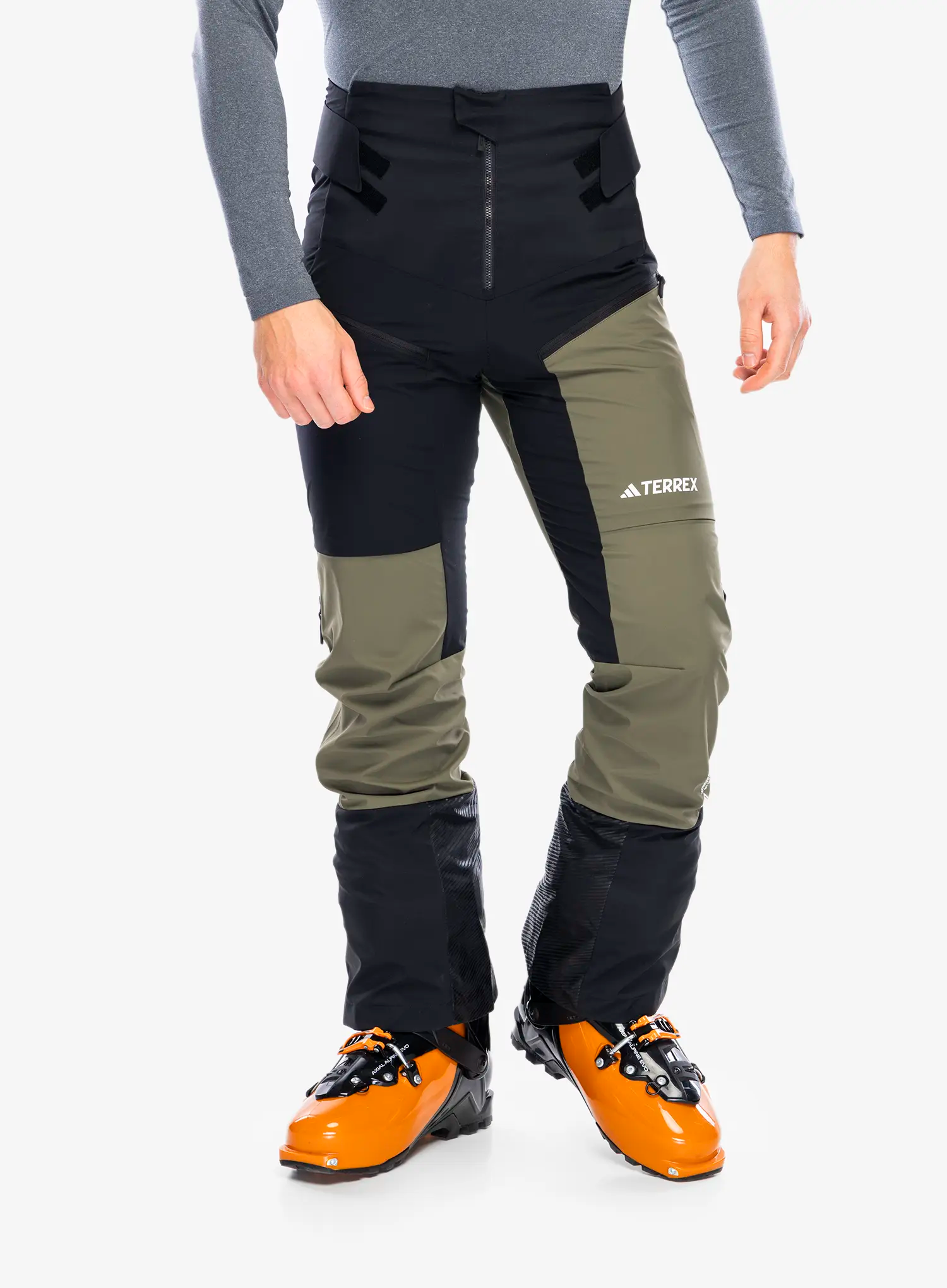 Штани softshell adidas TERREX Techrock GORE-TEX WINDSTOPPER Tour Softshell Pants - blk/olive