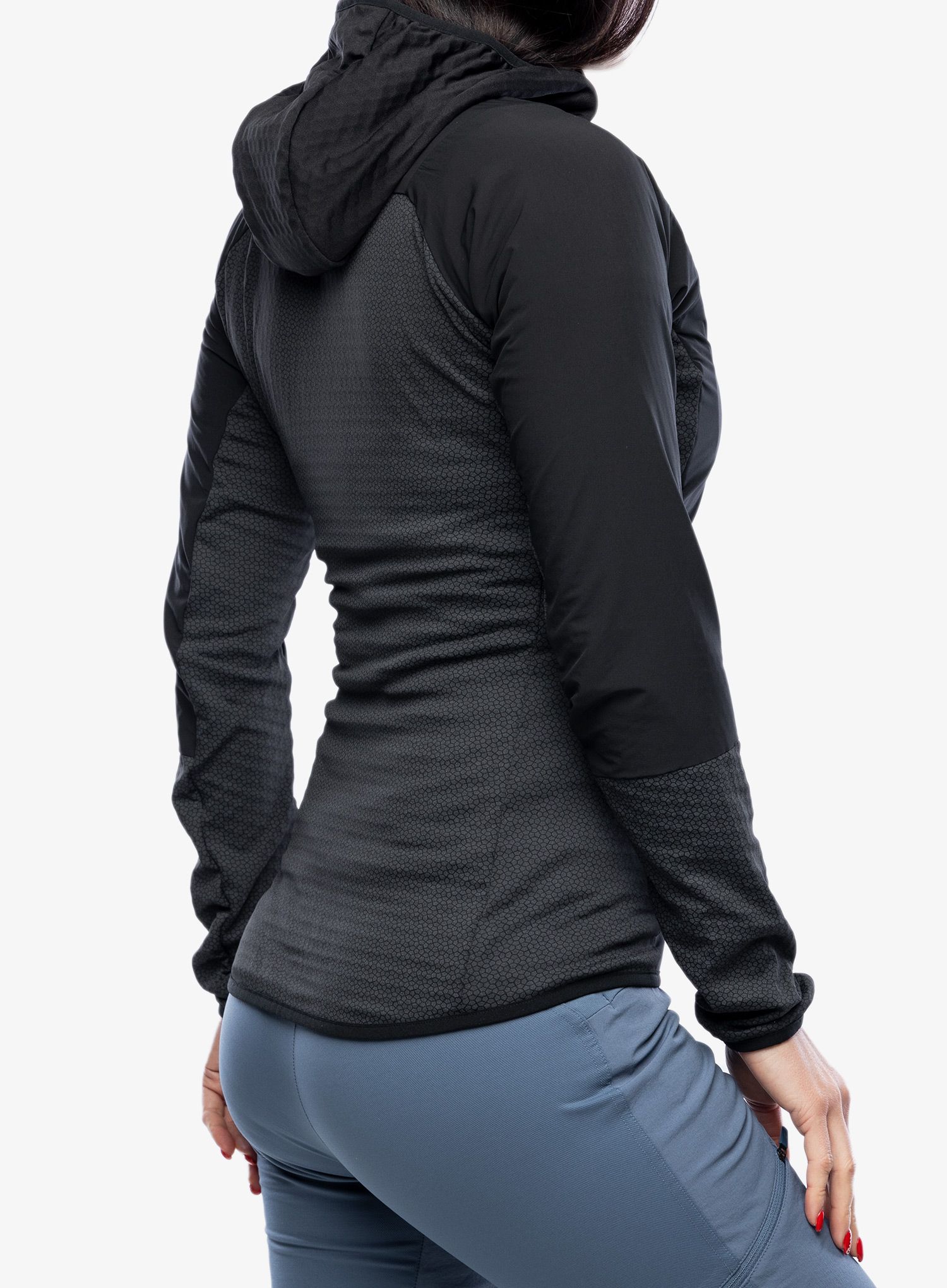 Куртка жіноча adidas TERREX Techrock Hooded Wind Fleece Jacket - black