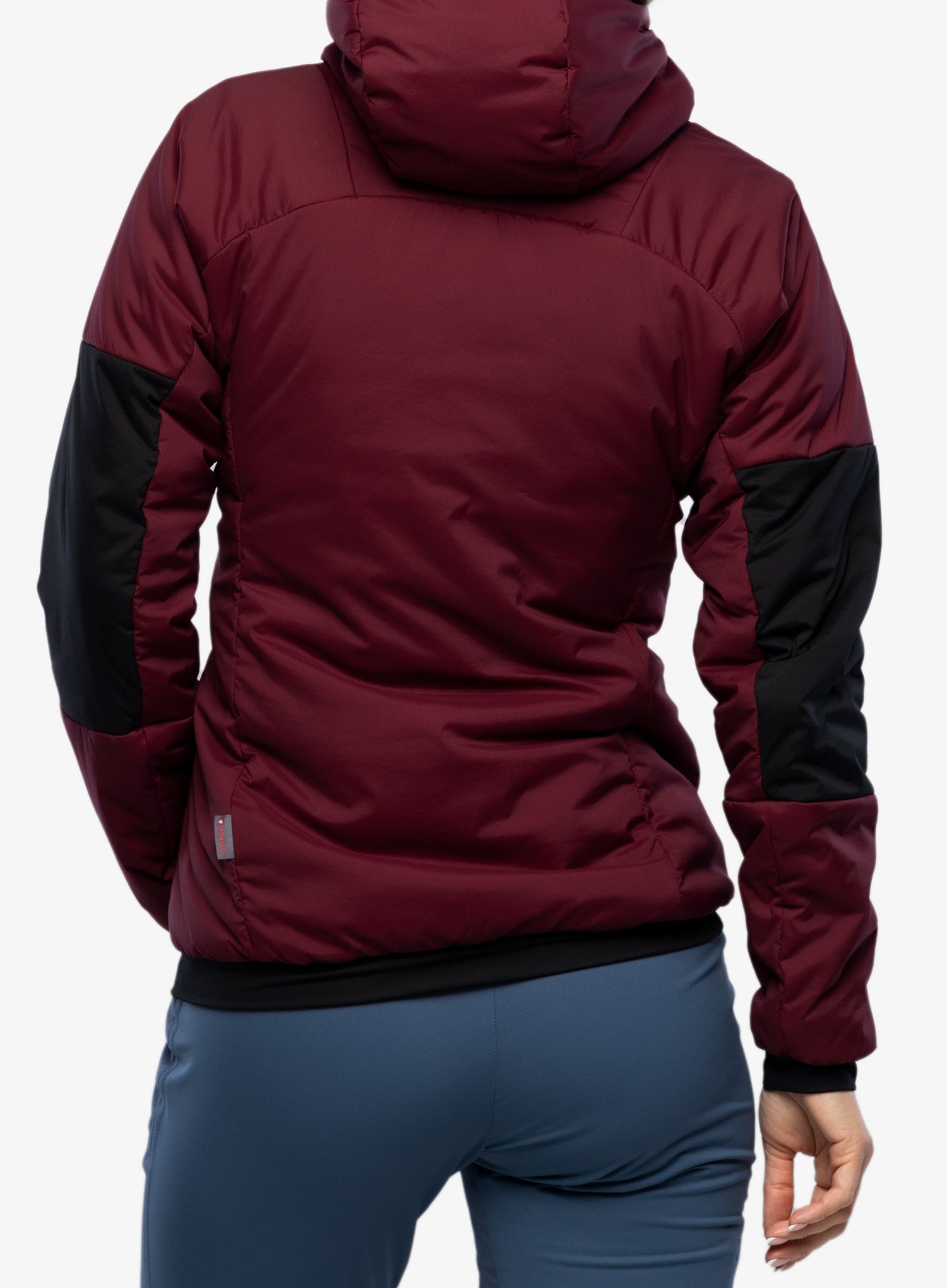 Куртка утеплена жіноча adidas TERREX Techrock Stretch PrimaLoft Hooded Jkt - shadow red/black