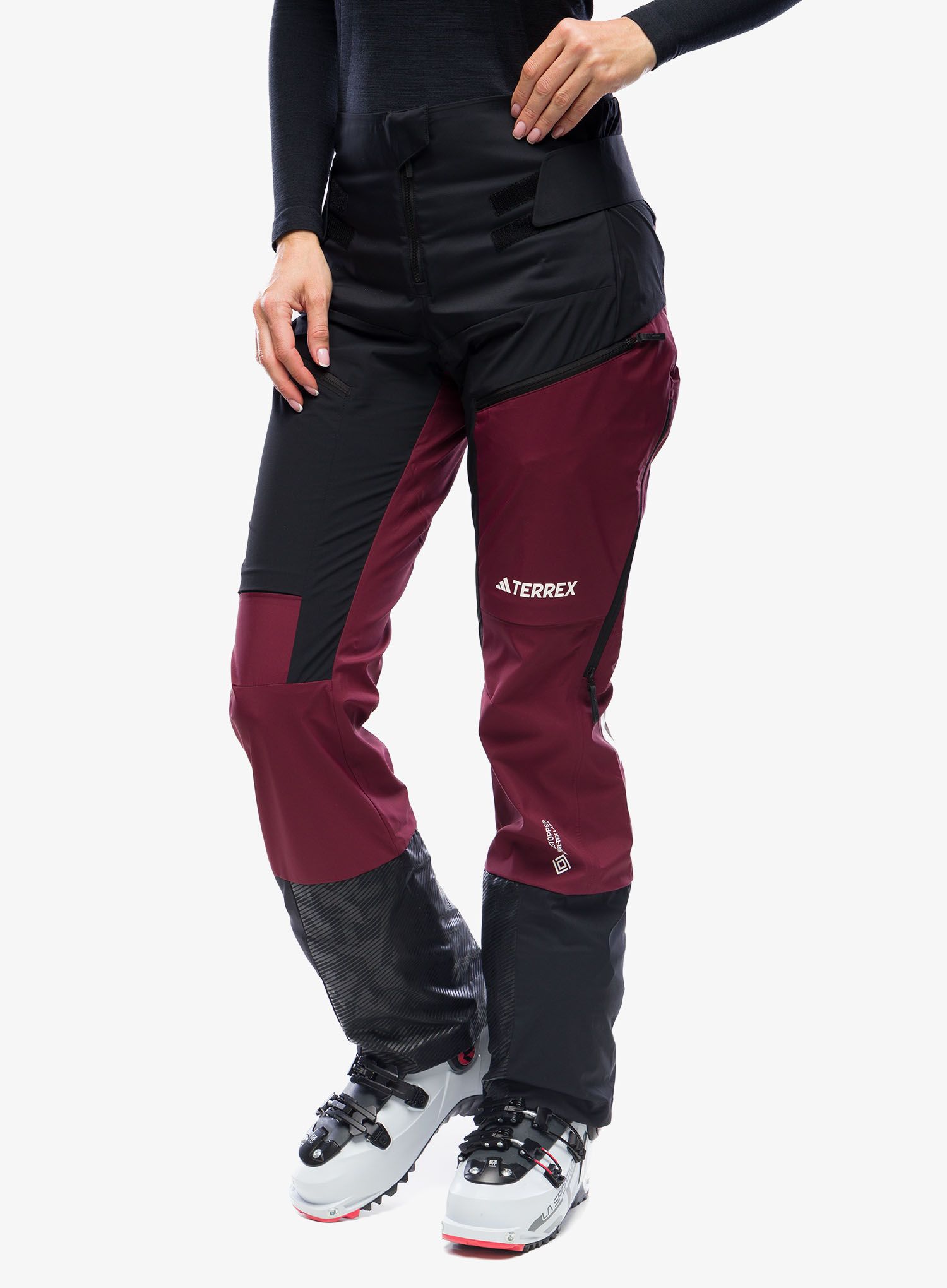 Штани softshell жіночі adidas TERREX Techrock Tour Softshell Pants - black/shadow red