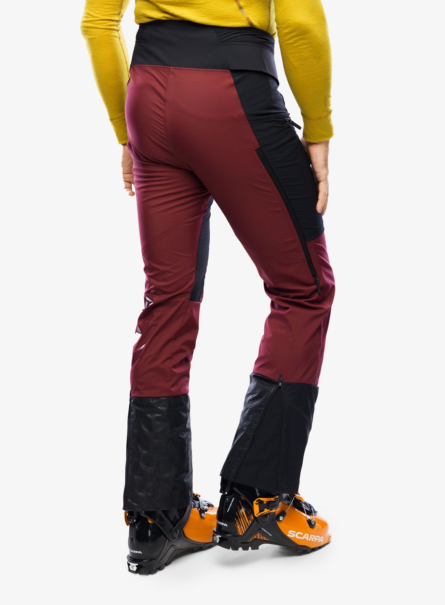 Штани скітурингові adidas TERREX Techrock Tour Softshell Pants - black/shadow red