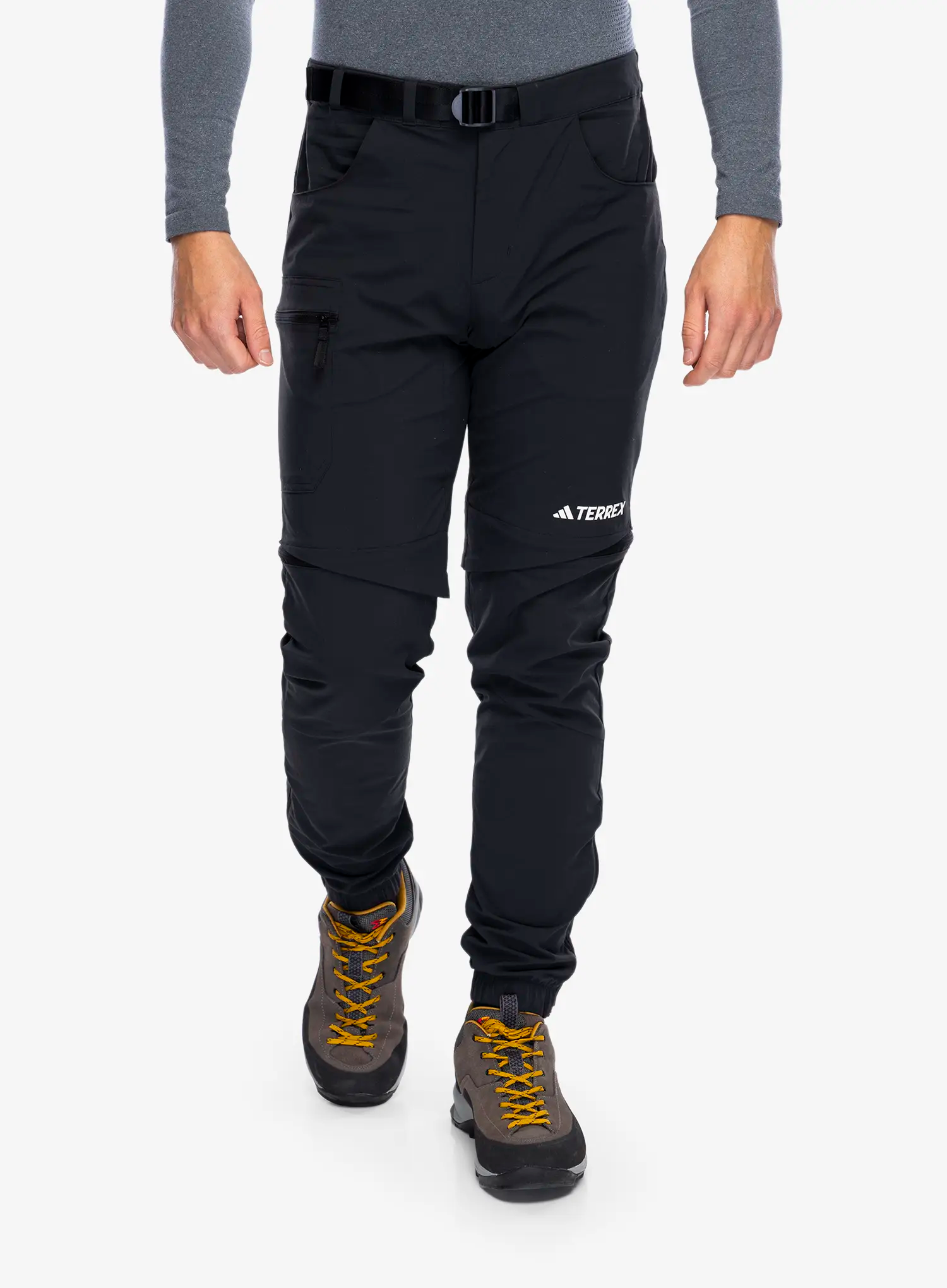 Штани туристичні adidas TERREX Utilitas Zip Off Pants - black