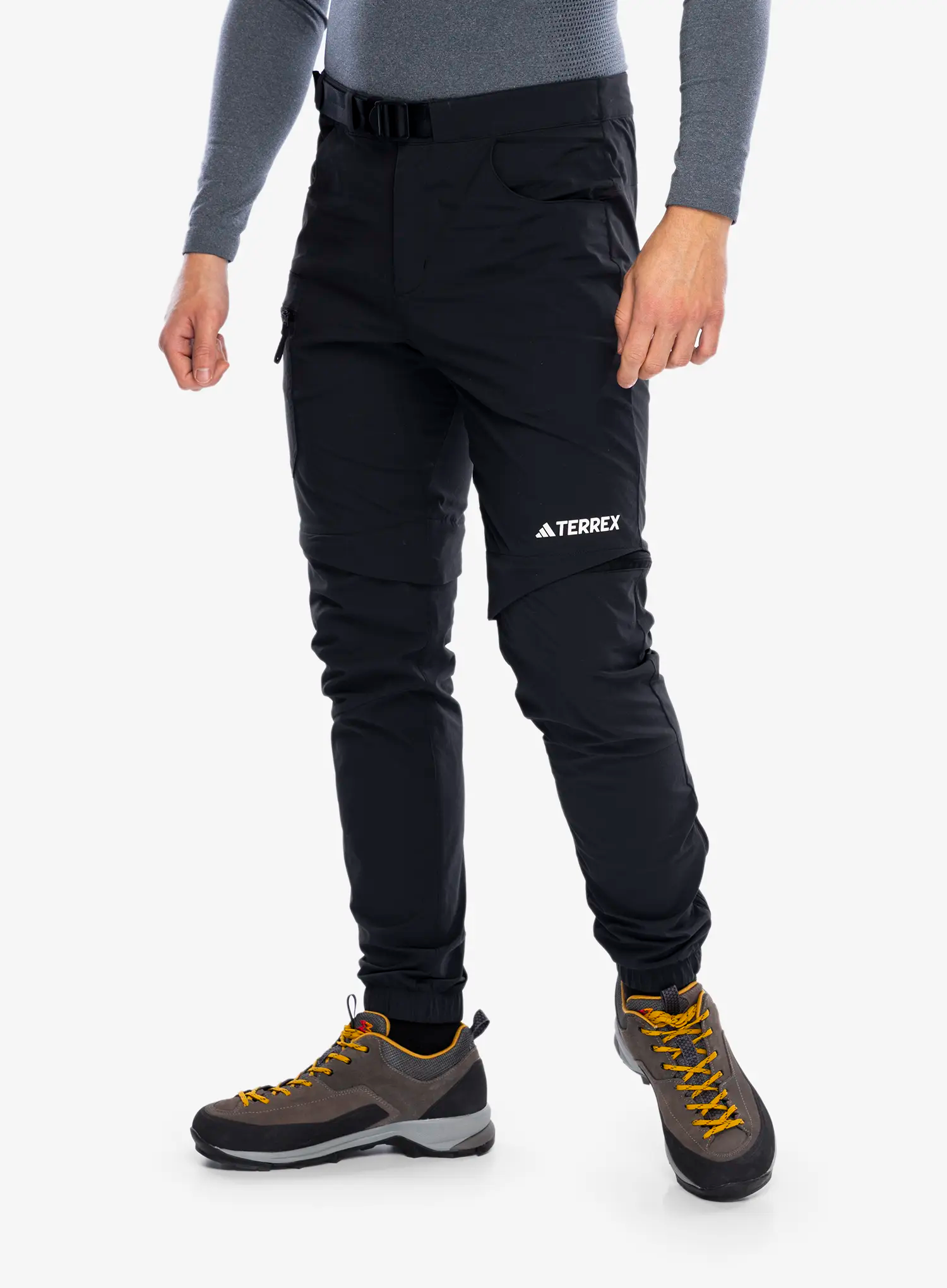 Штани туристичні adidas TERREX Utilitas Zip Off Pants - black