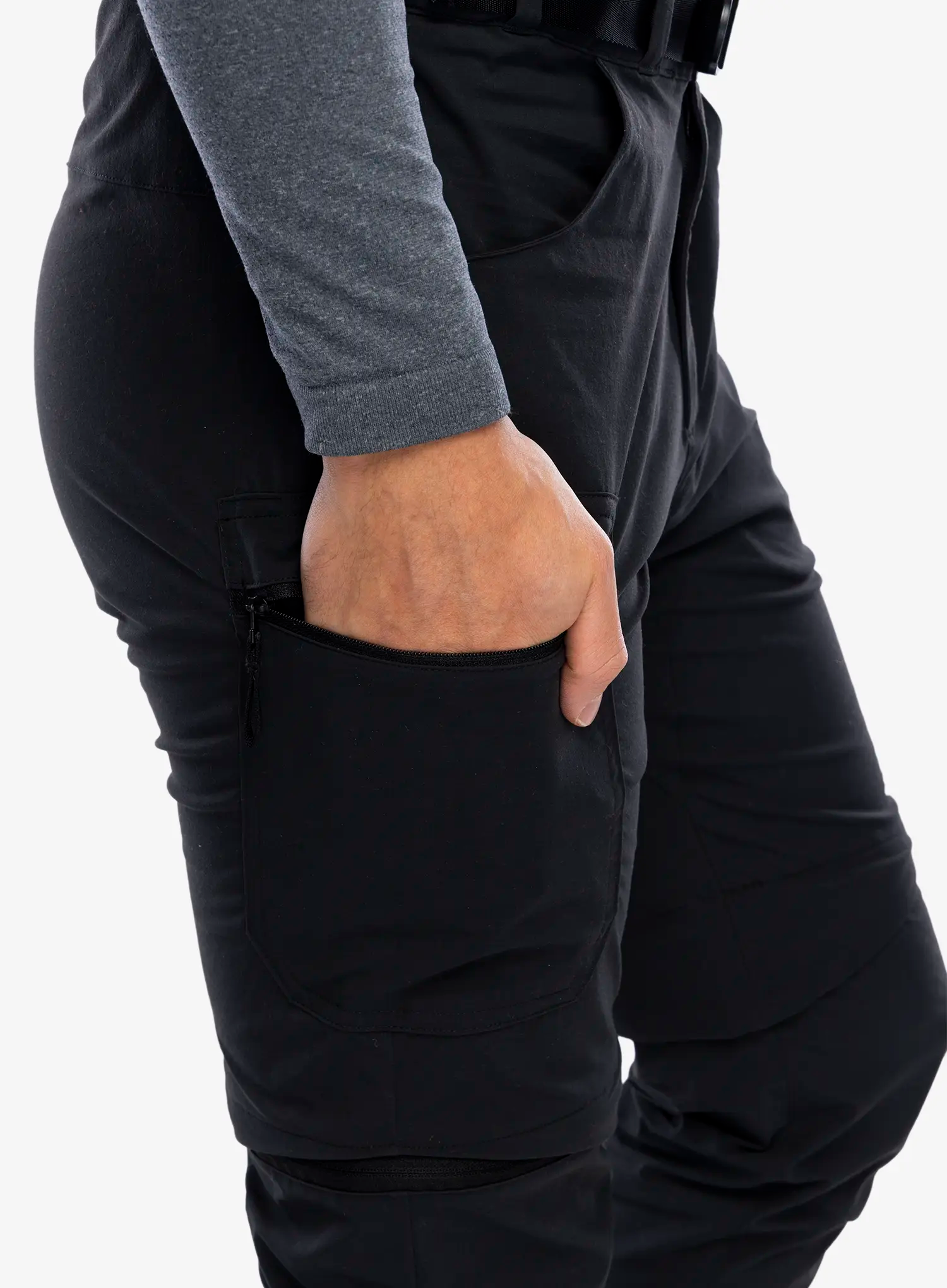 Штани туристичні adidas TERREX Utilitas Zip Off Pants - black