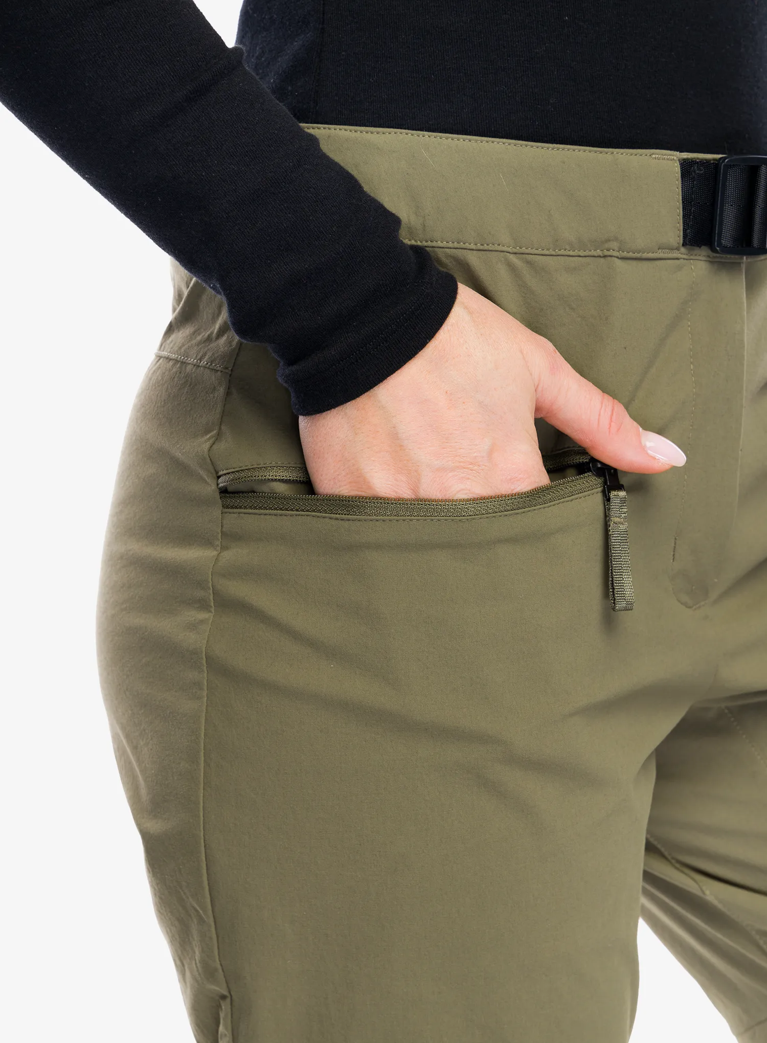 Штани жіночі adidas TERREX Utilitas Zip Off Pants - olive strata