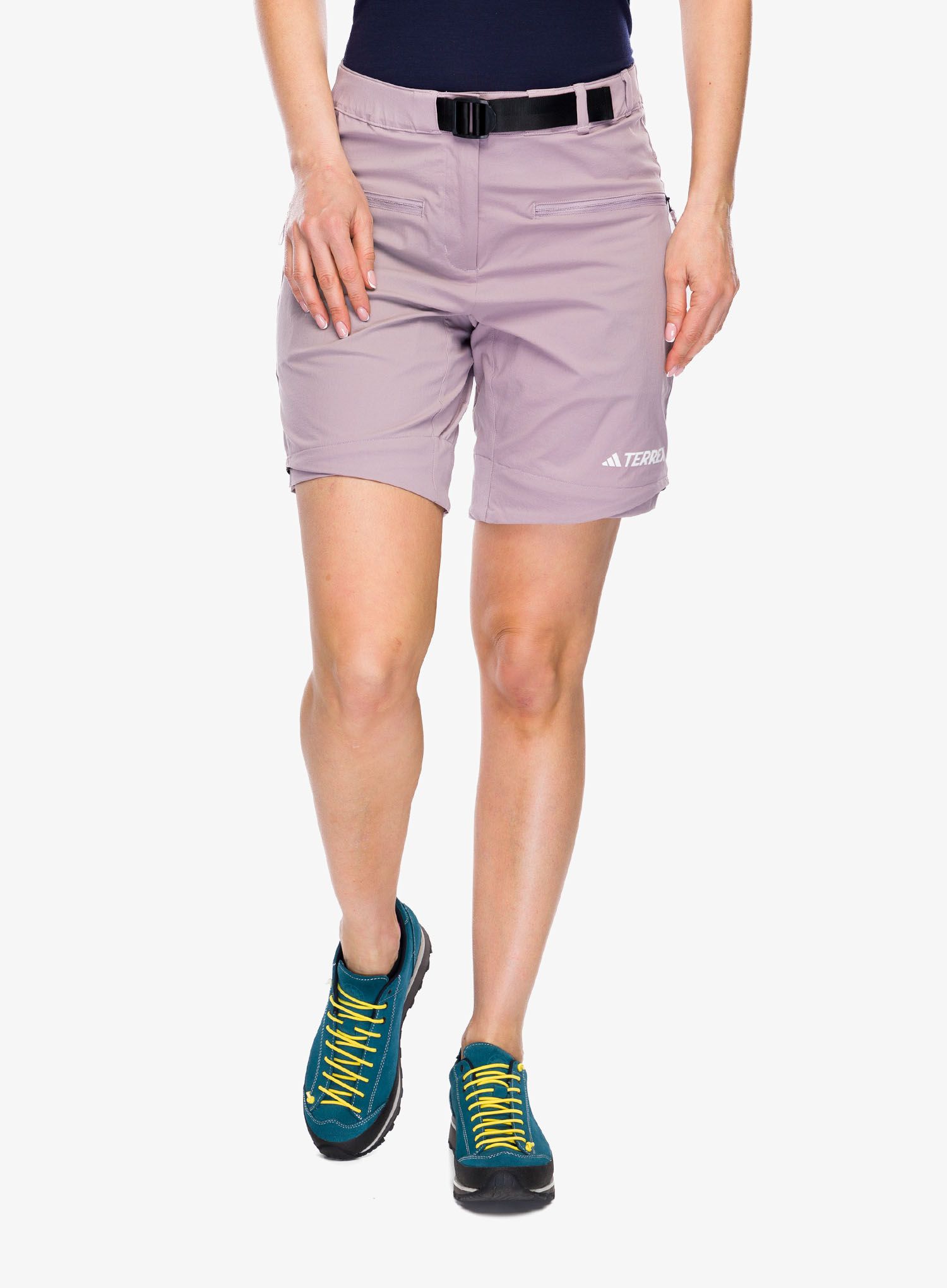 Штани туристичні жіночі adidas TERREX Utilitas Zip Off Pants - preloved fig