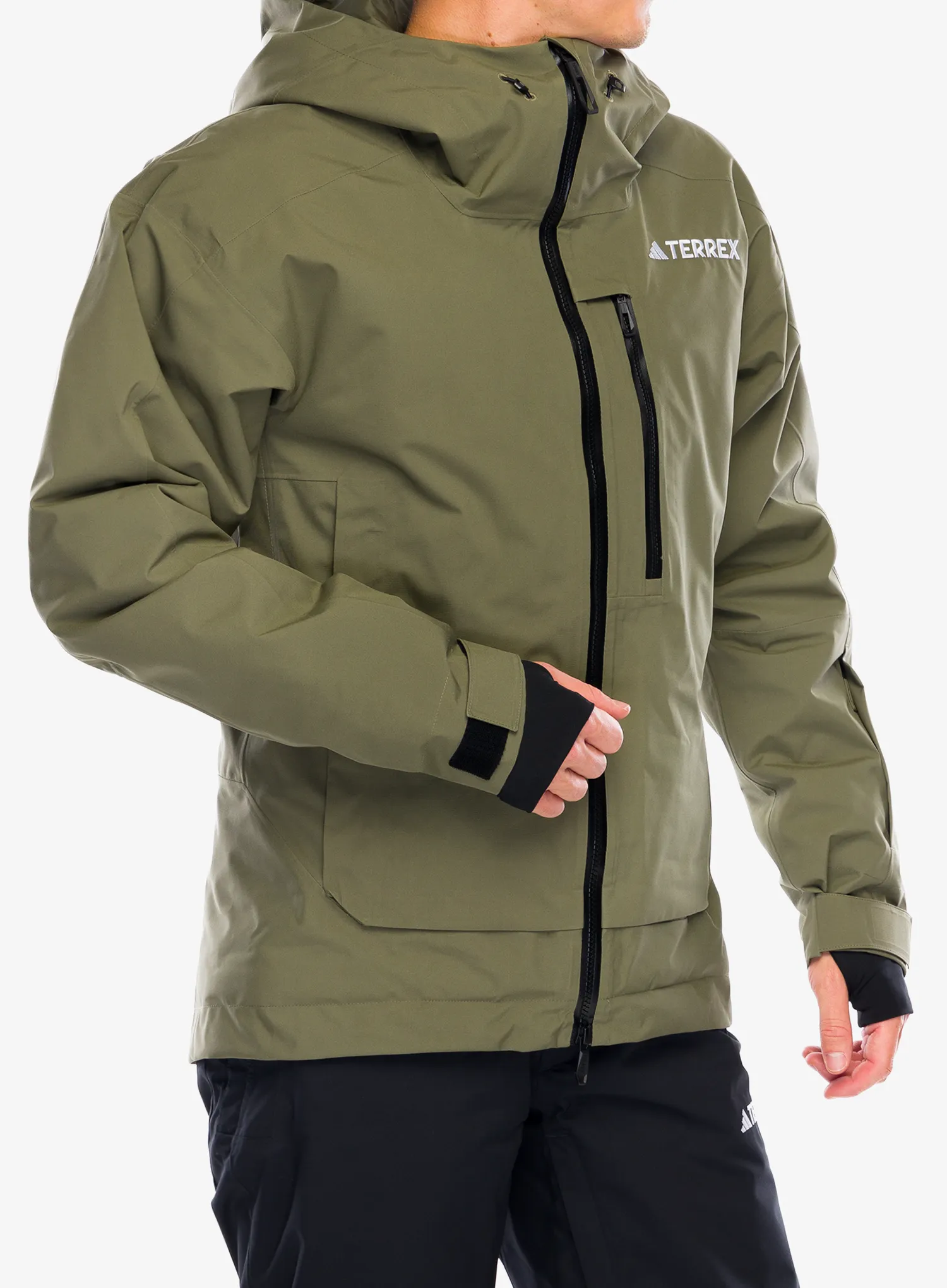 Куртка лижна adidas TERREX Xperior 2L Insulated RAIN.RDY Jacket - olive strata