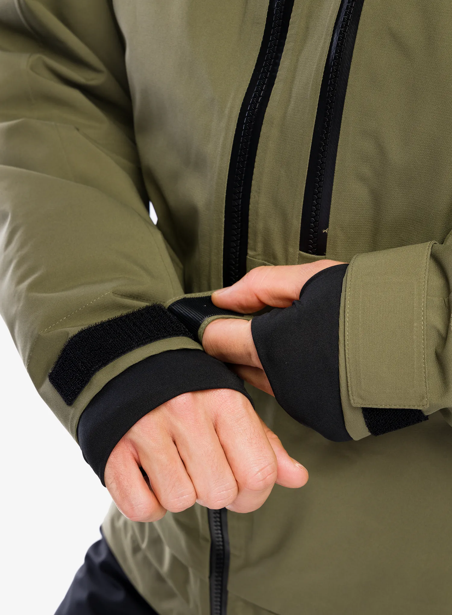 Куртка лижна adidas TERREX Xperior 2L Insulated RAIN.RDY Jacket - olive strata