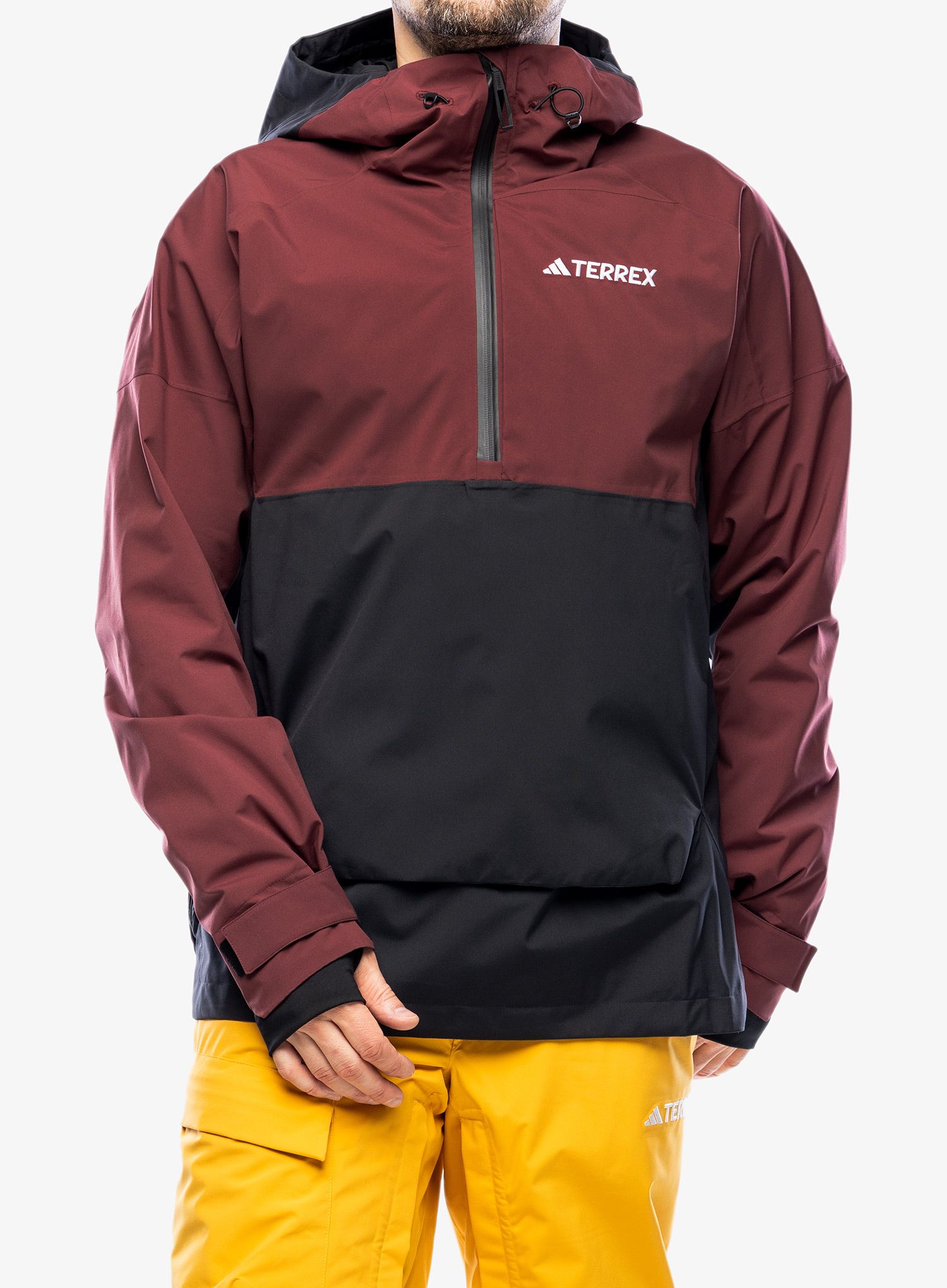 Куртка лижна adidas TERREX Xperior 2L Lined RAIN.RDY Anorak - shadow red/black