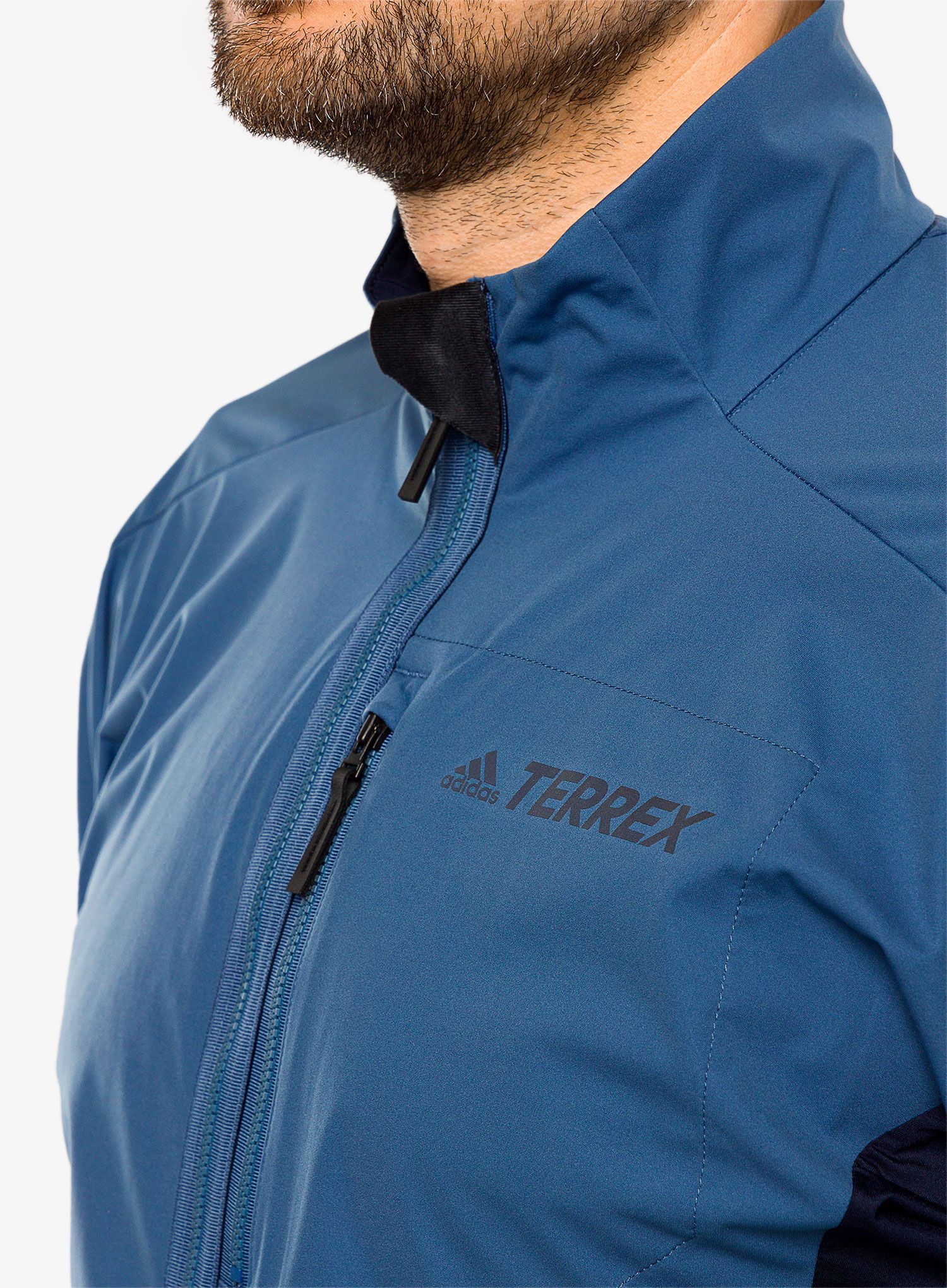 Куртка adidas TERREX Xperior Cross-Country Ski Soft Shell Jacket - wonder steel