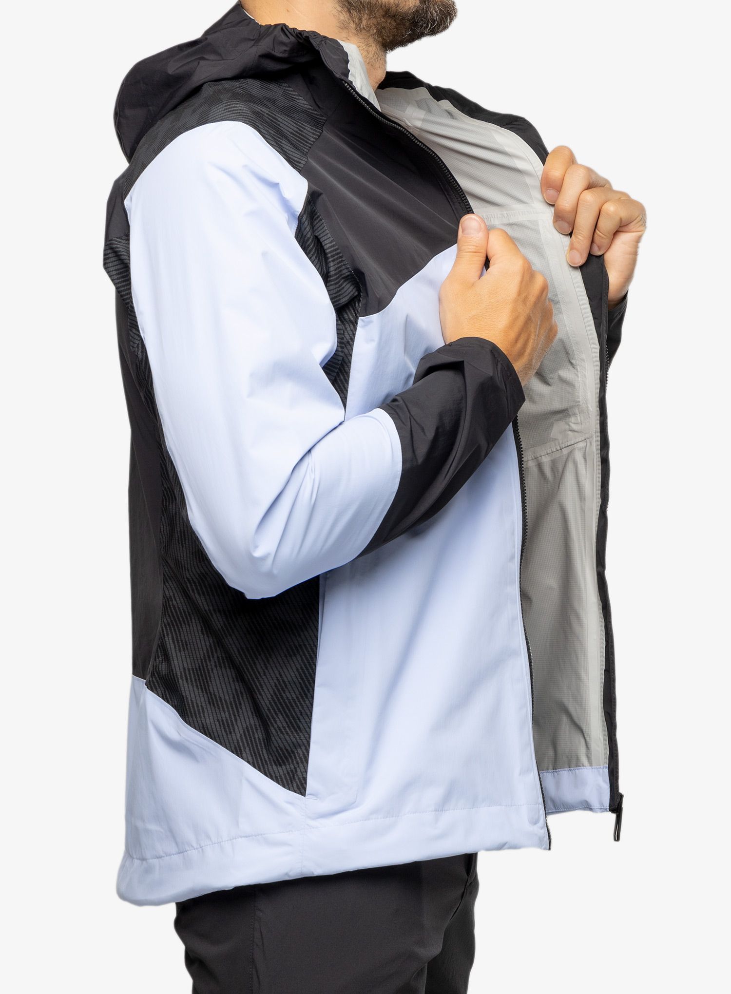 Куртка дощовик adidas TERREX Xperior Hybrid Primeknit Rain Jkt - blue dawn/black
