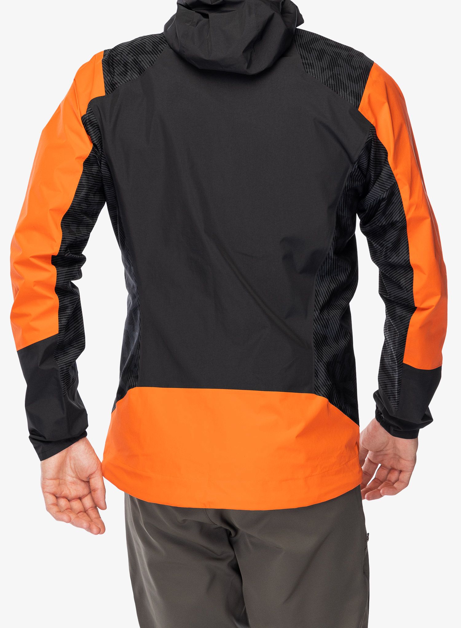 Куртка дощовик adidas TERREX Xperior Hybrid Primeknit Rain Jkt - semi impact orange/black