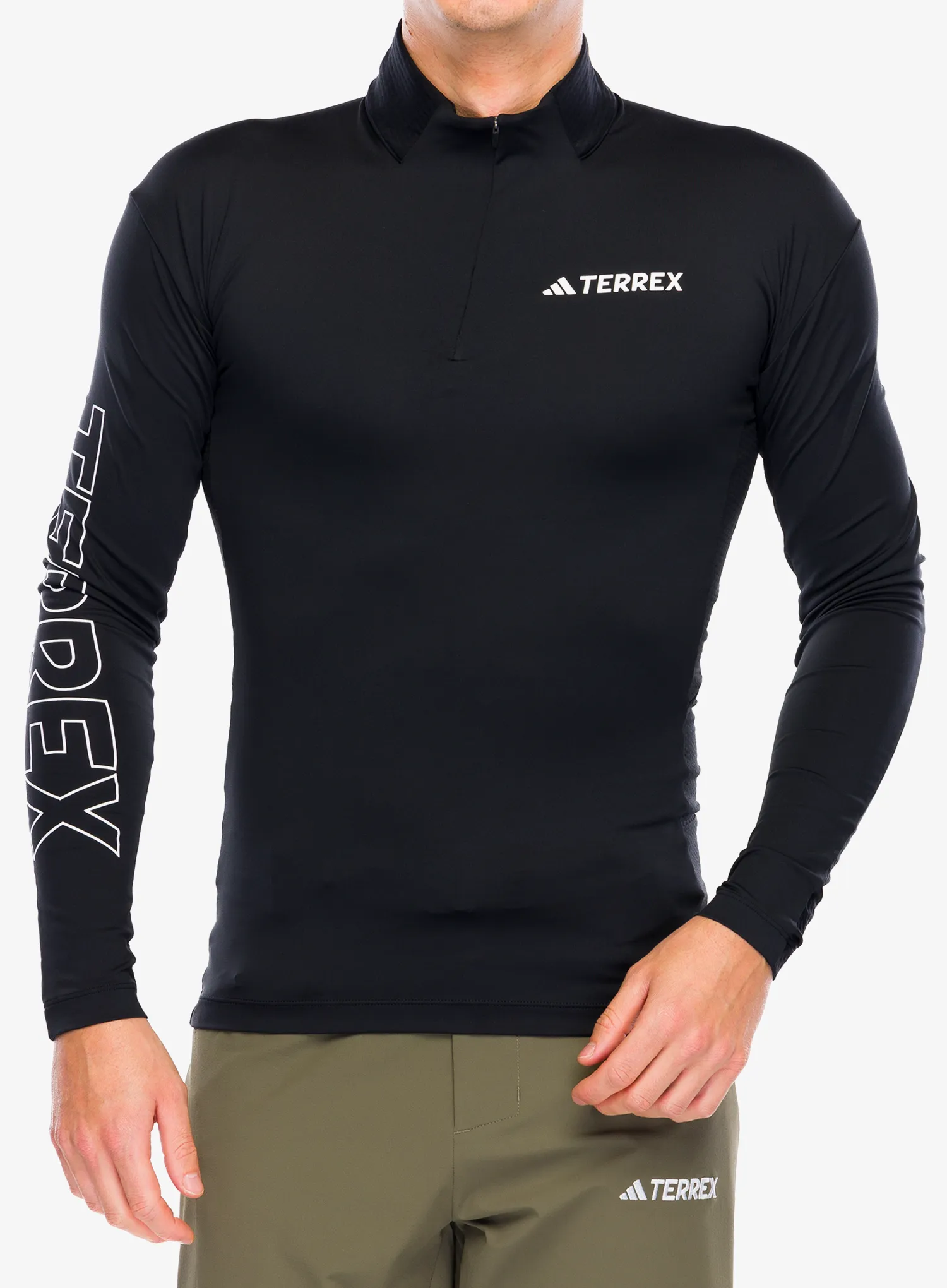 Кофта на блискавці 1/2 adidas TERREX Xperior Longsleeve - black