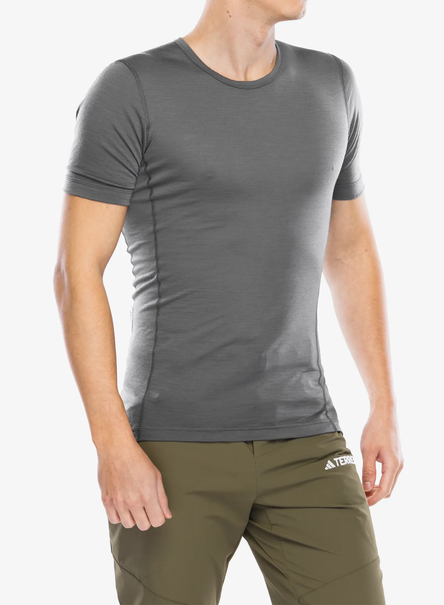 Термофутболка adidas TERREX Xperior Merino 150 Baselayer SS - grey five