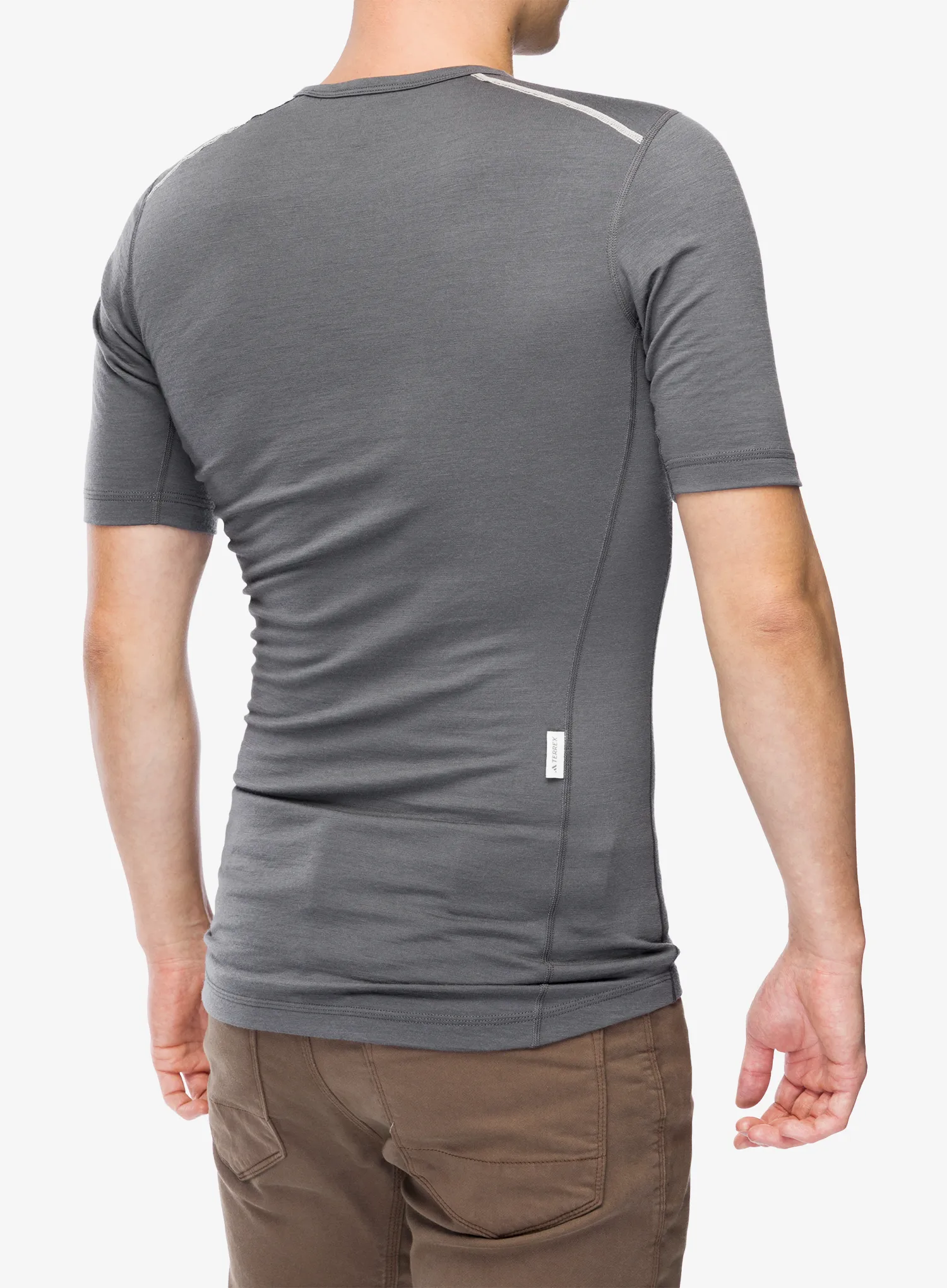 Термофутболка adidas TERREX Xperior Merino 200 Base Layer SS - grey five