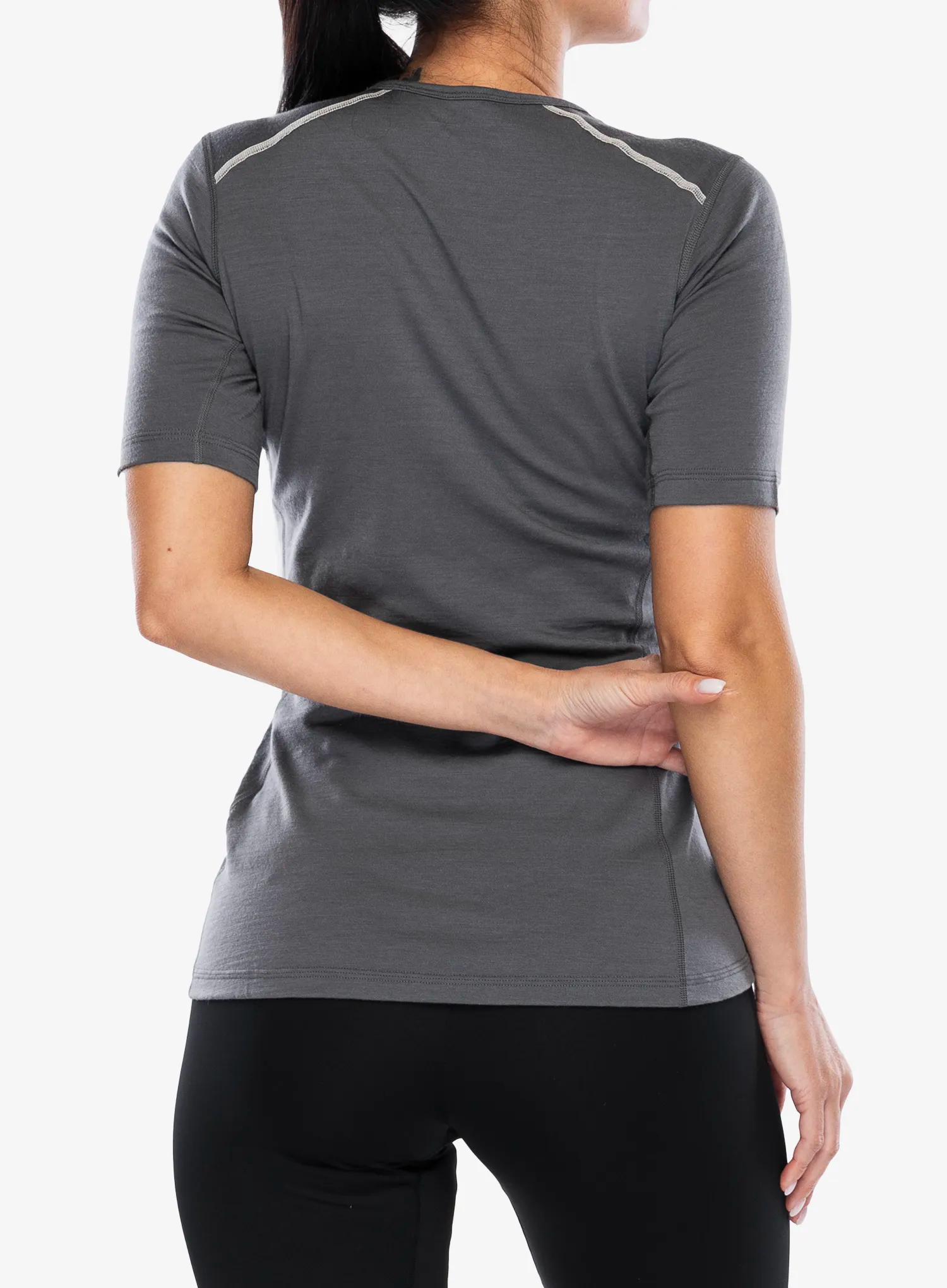 Термофутболка жіноча adidas TERREX Xperior Merino 200 Base Layer SS - grey five