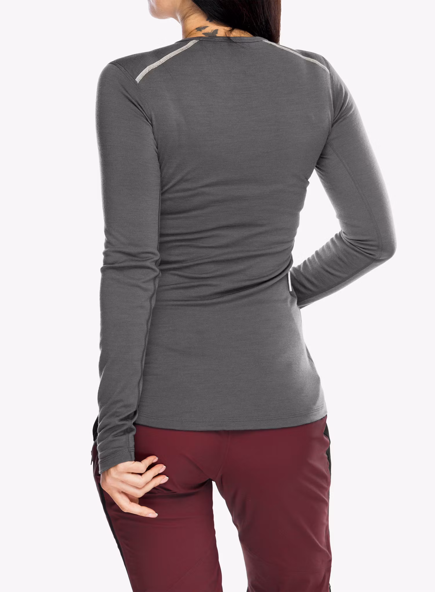 Термокофта жіноча adidas TERREX Xperior Merino 200 Baselayer LS - grey five