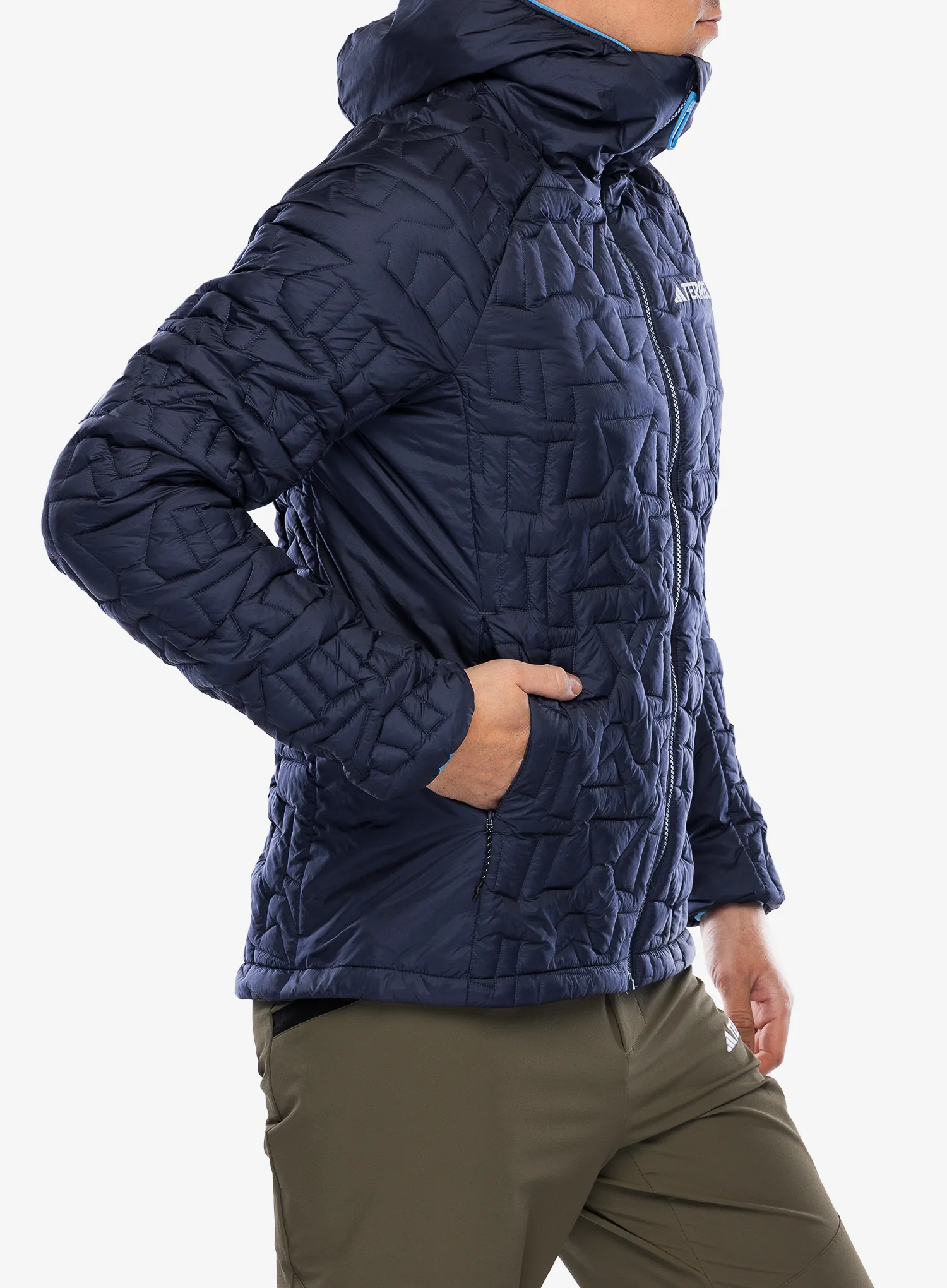 Куртка утеплена adidas TERREX Xperior PrimaLoft Loose Fill Insulated Hooded Jkt - shadow navy