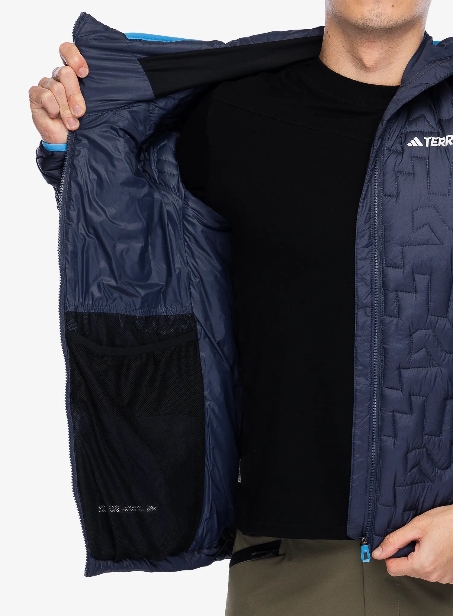Куртка утеплена adidas TERREX Xperior PrimaLoft Loose Fill Insulated Hooded Jkt - shadow navy