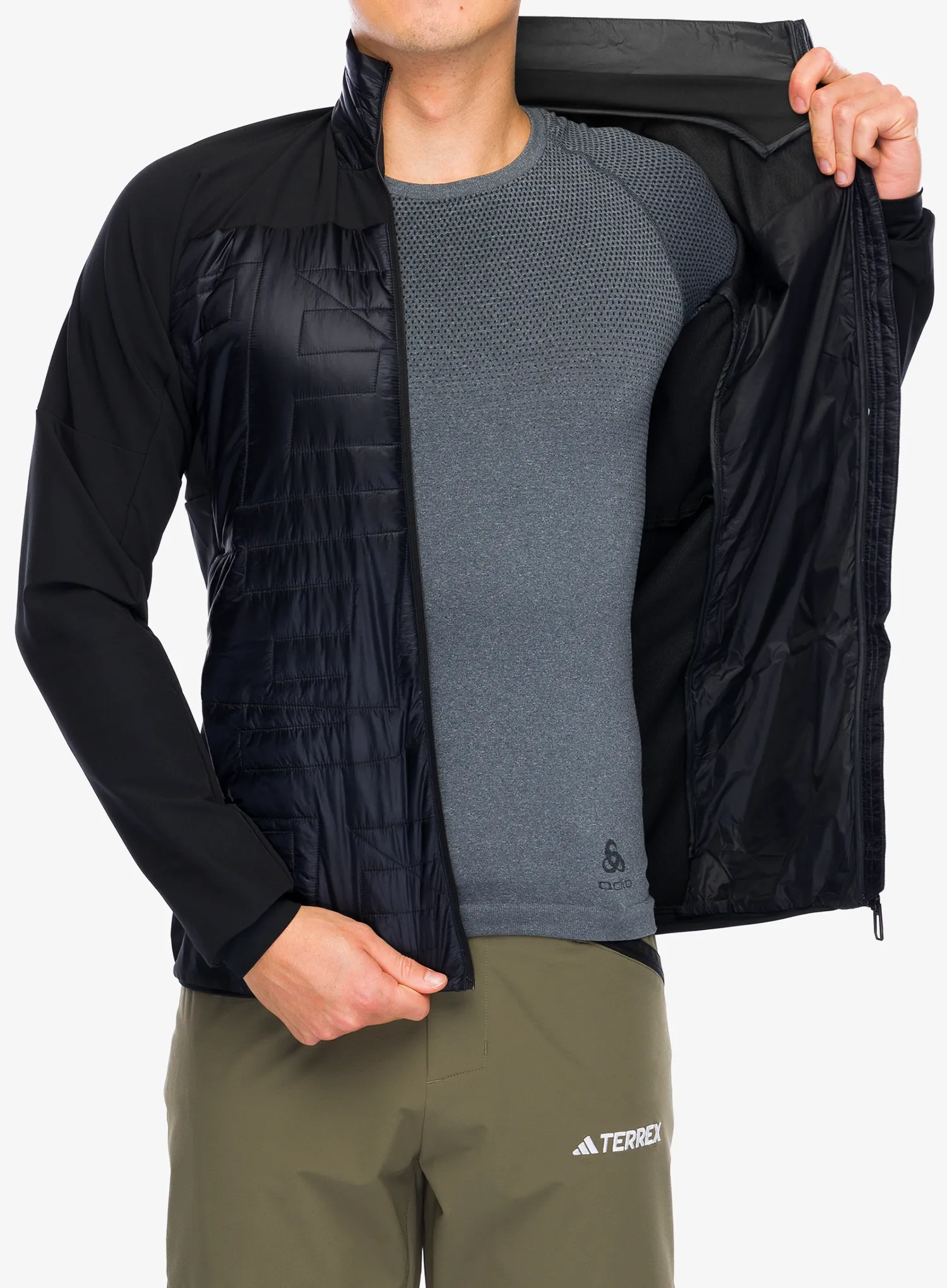 Куртка гібридна adidas TERREX Xperior Varilite Hybrid PrimaLoft Jacket - black