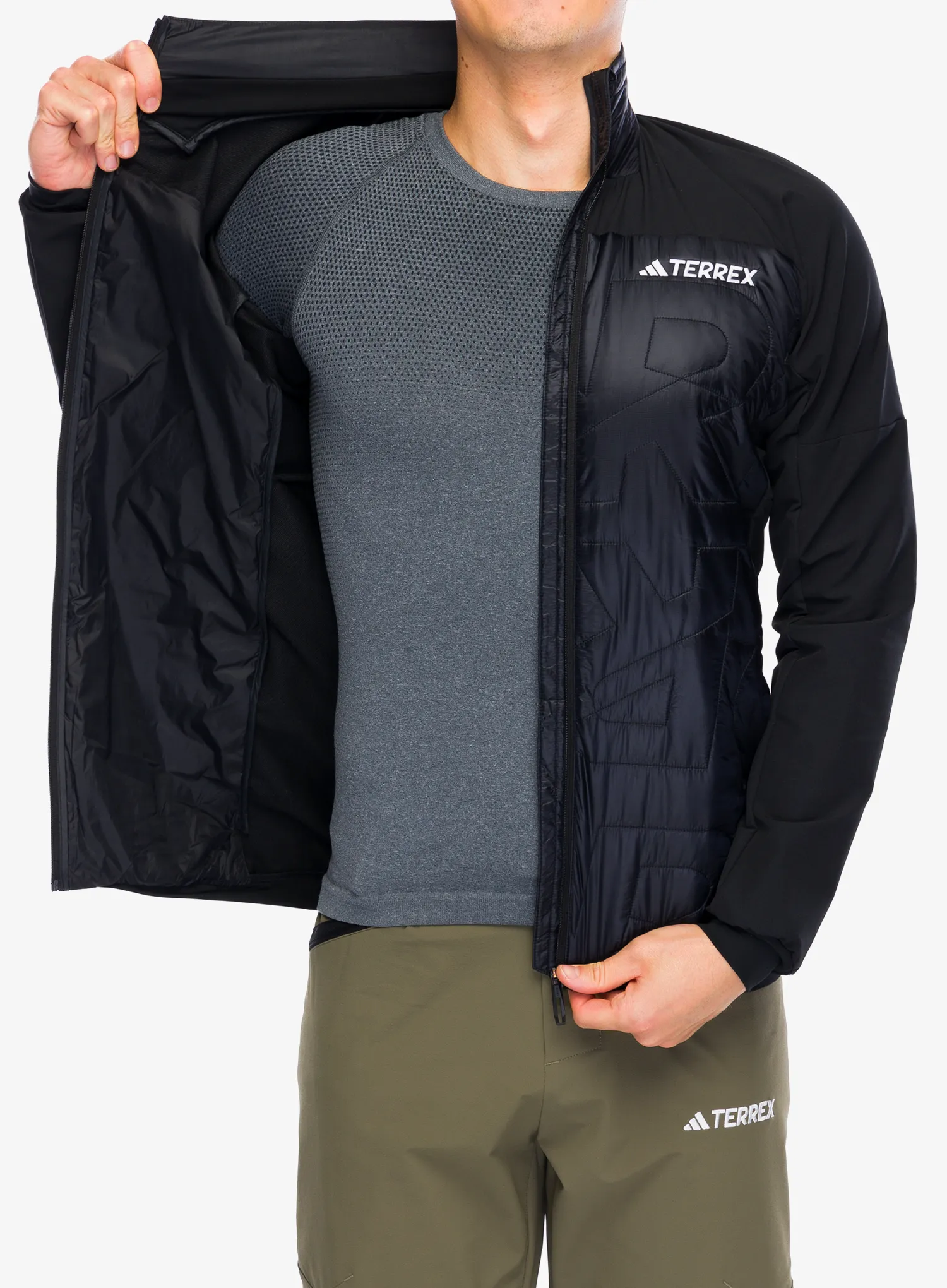 Куртка гібридна adidas TERREX Xperior Varilite Hybrid PrimaLoft Jacket - black