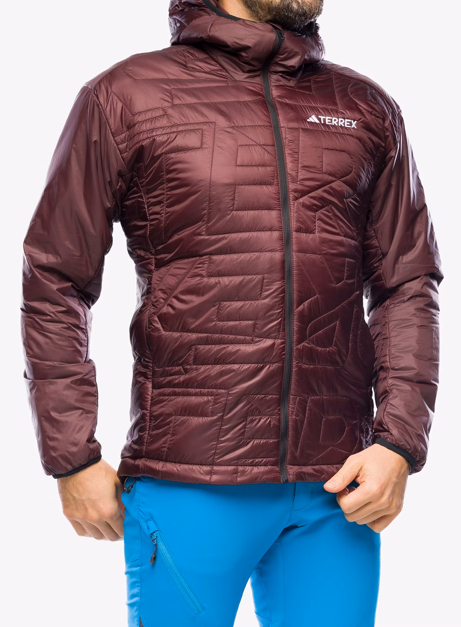 Куртка утеплена adidas TERREX Xperior Varilite PrimaLoft Hooded Jacket - shadow brown