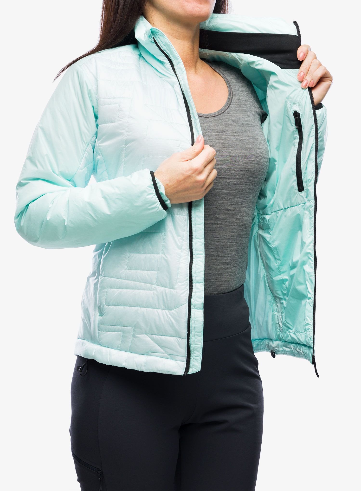 Куртка утеплена жіноча adidas TERREX Xperior Varilite PrimaLoft - semi flash aqua