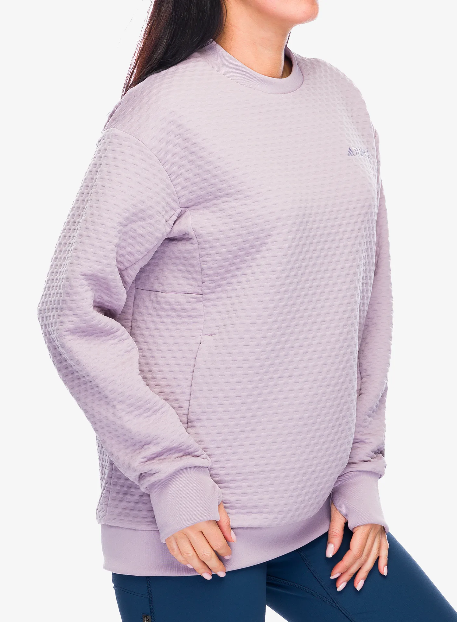 Кофта жіноча adidas TERREX Xploric Crew Neck Sweater - preloved fig